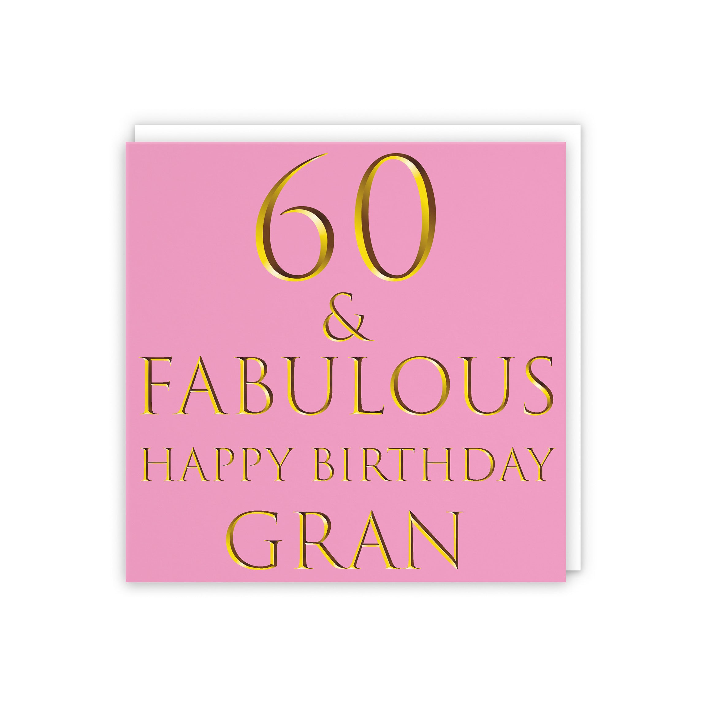 60th Gran Birthday Card Fabulous - Default Title (5056408137980)