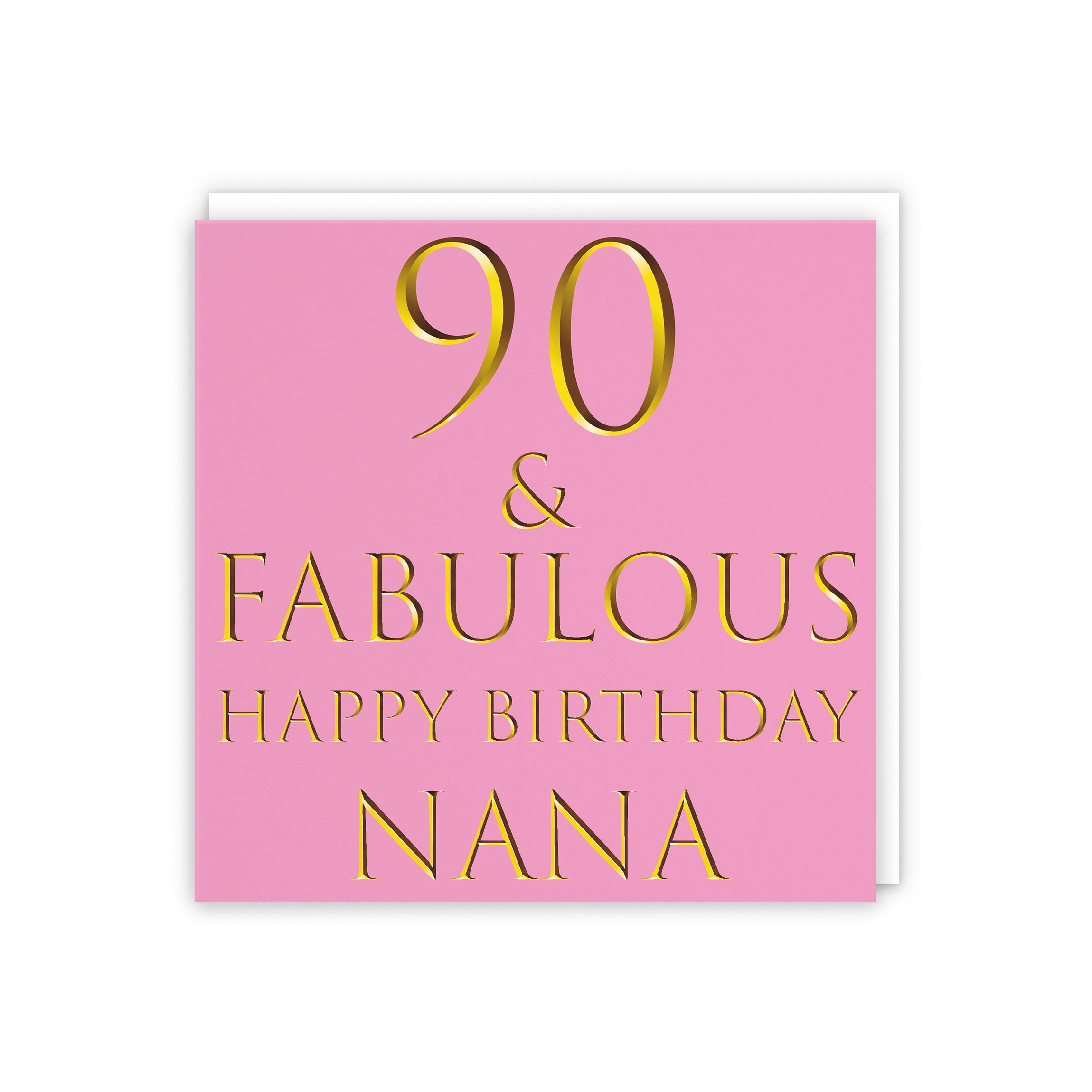 90th Nana Birthday Card Fabulous - Default Title (5056408138055)