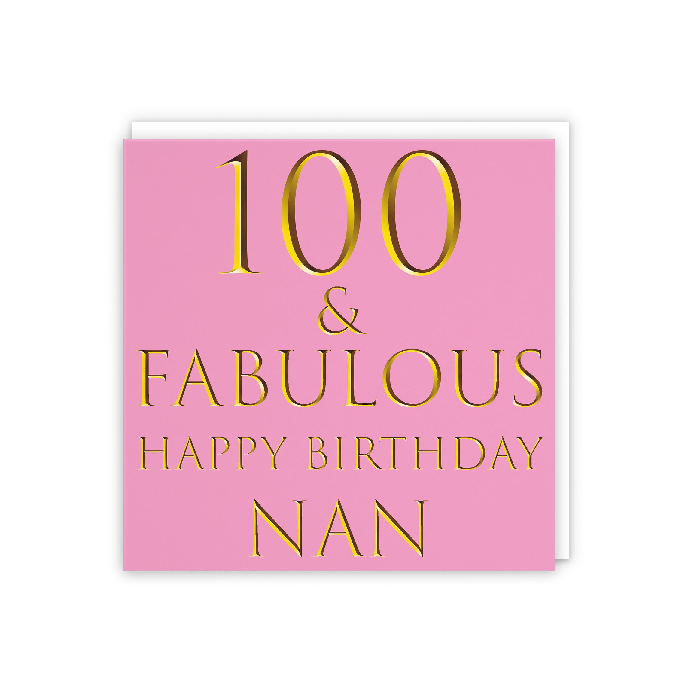 100th Nan Birthday Card Still Totally Fabulous - Default Title (5056408138147)