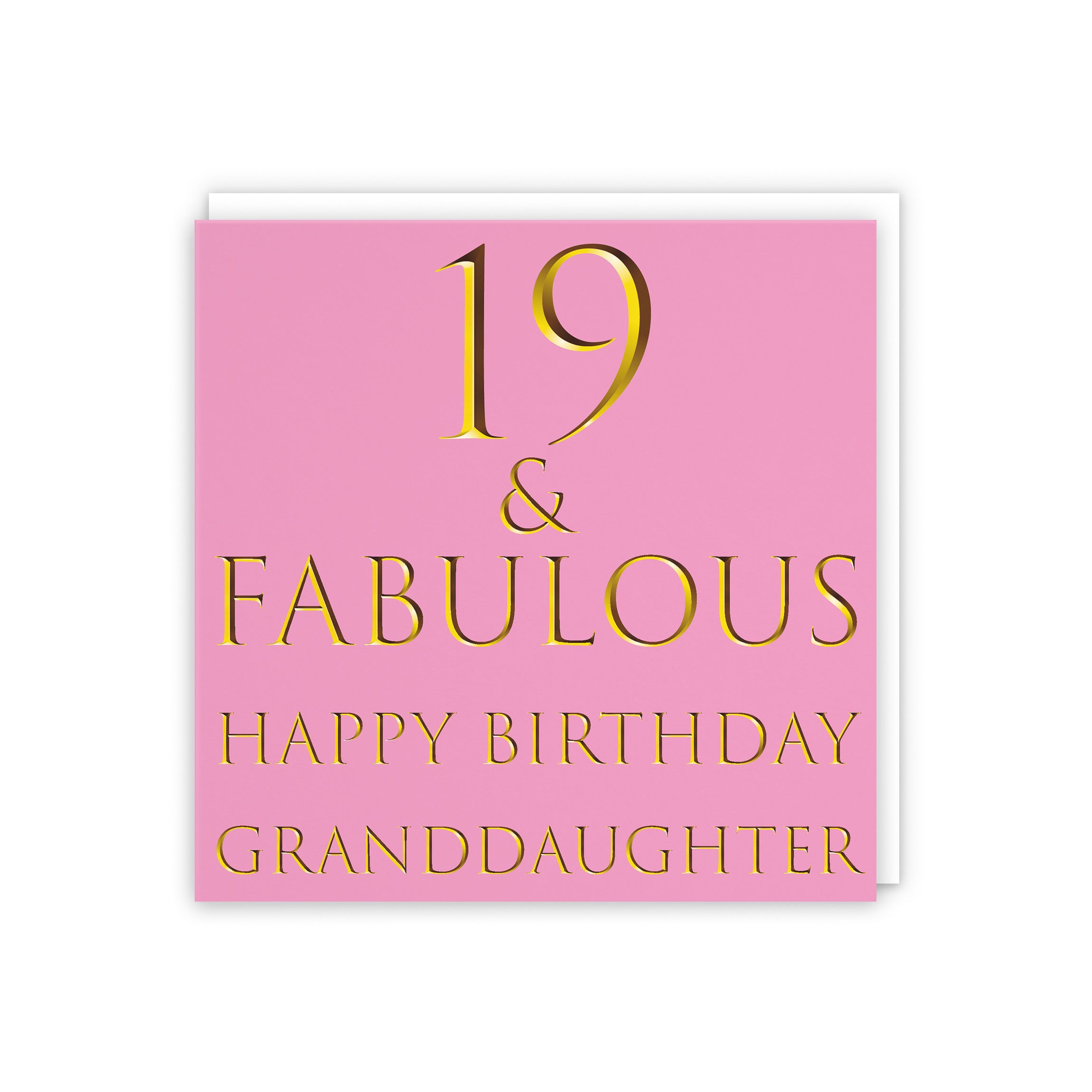 19th Granddaughter Birthday Card Fabulous - Default Title (5056408138215)