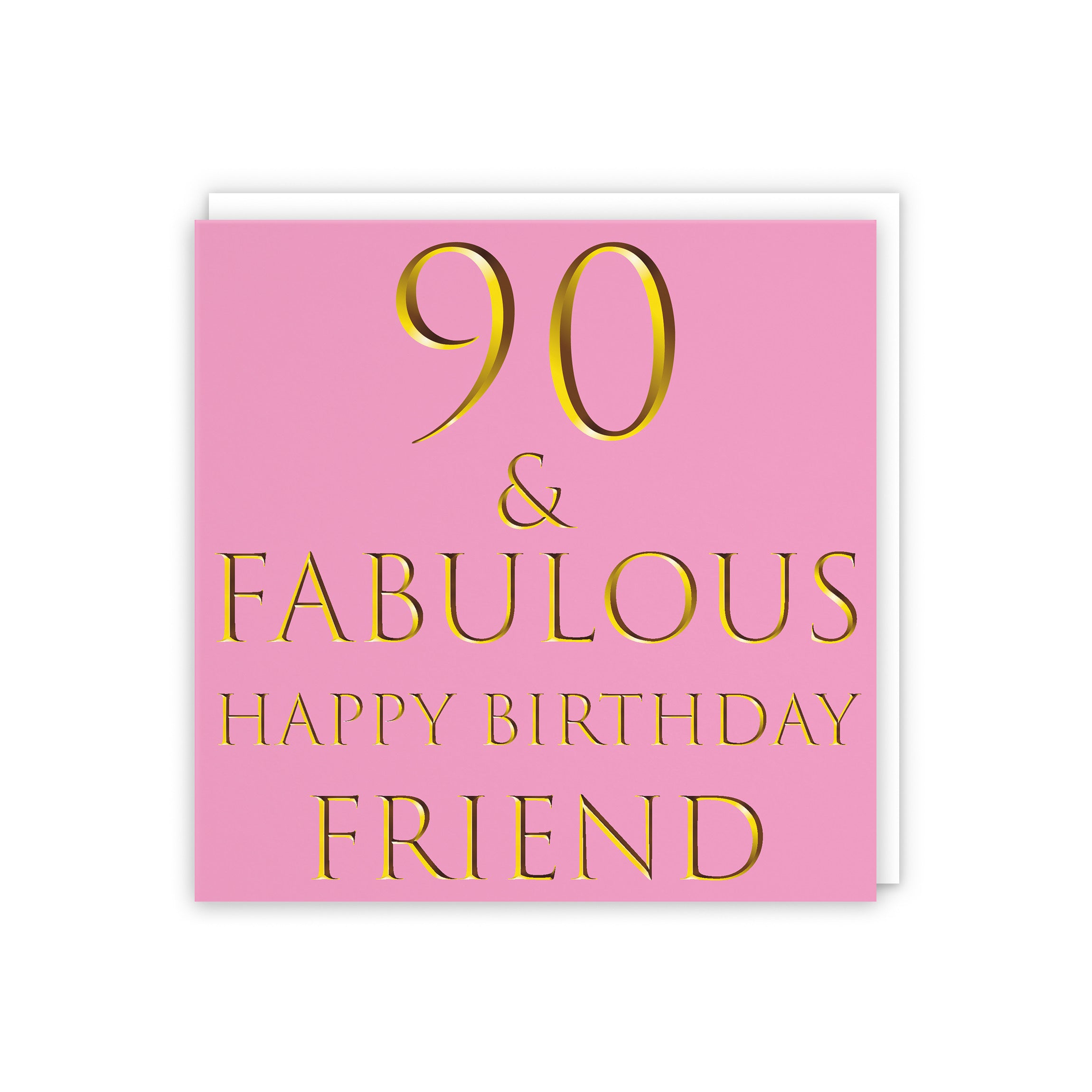 90th Friend Birthday Card Fabulous - Default Title (5056408138291)