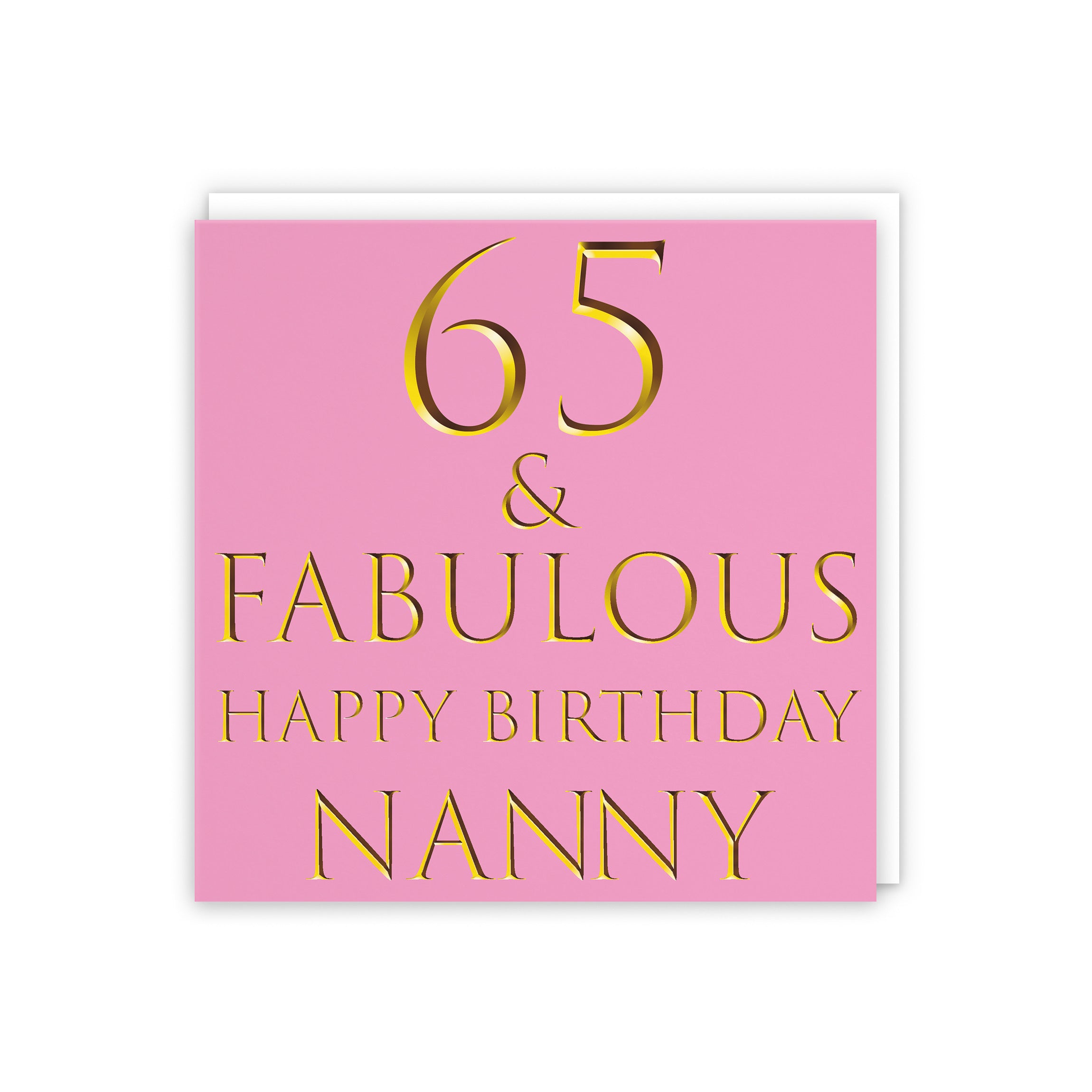 65th Nanny Birthday Card Fabulous - Default Title (5056408138383)