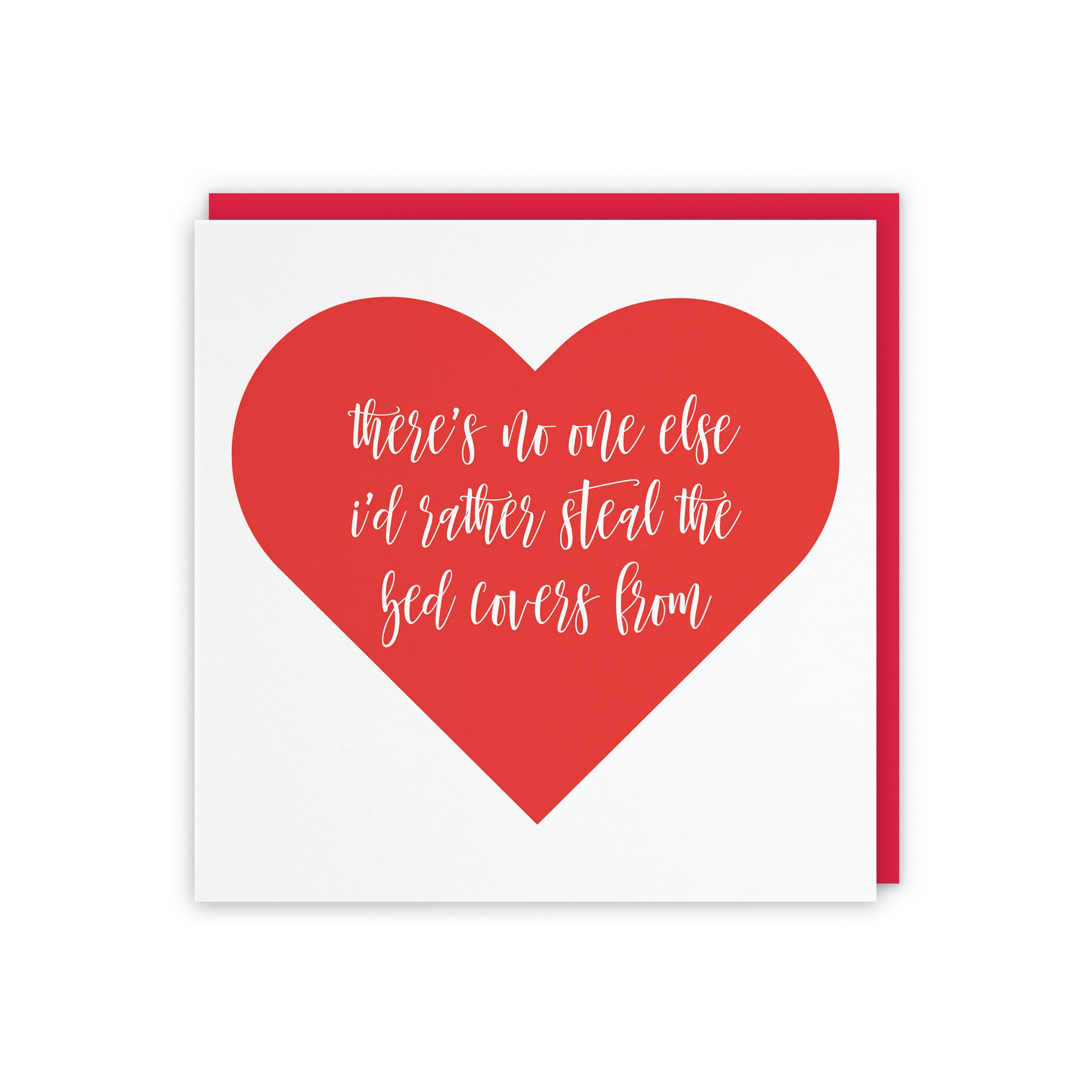 Bed Covers Humorous Valentine's Day Card Love Heart - Default Title (5056408139175)