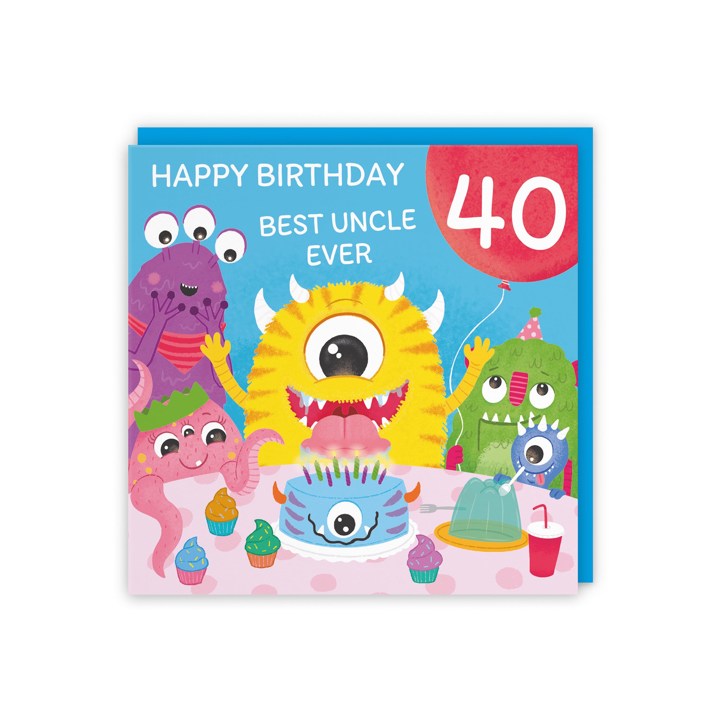 40th Uncle Monsters Party Birthday Card Imagination - Default Title (5056408146647)