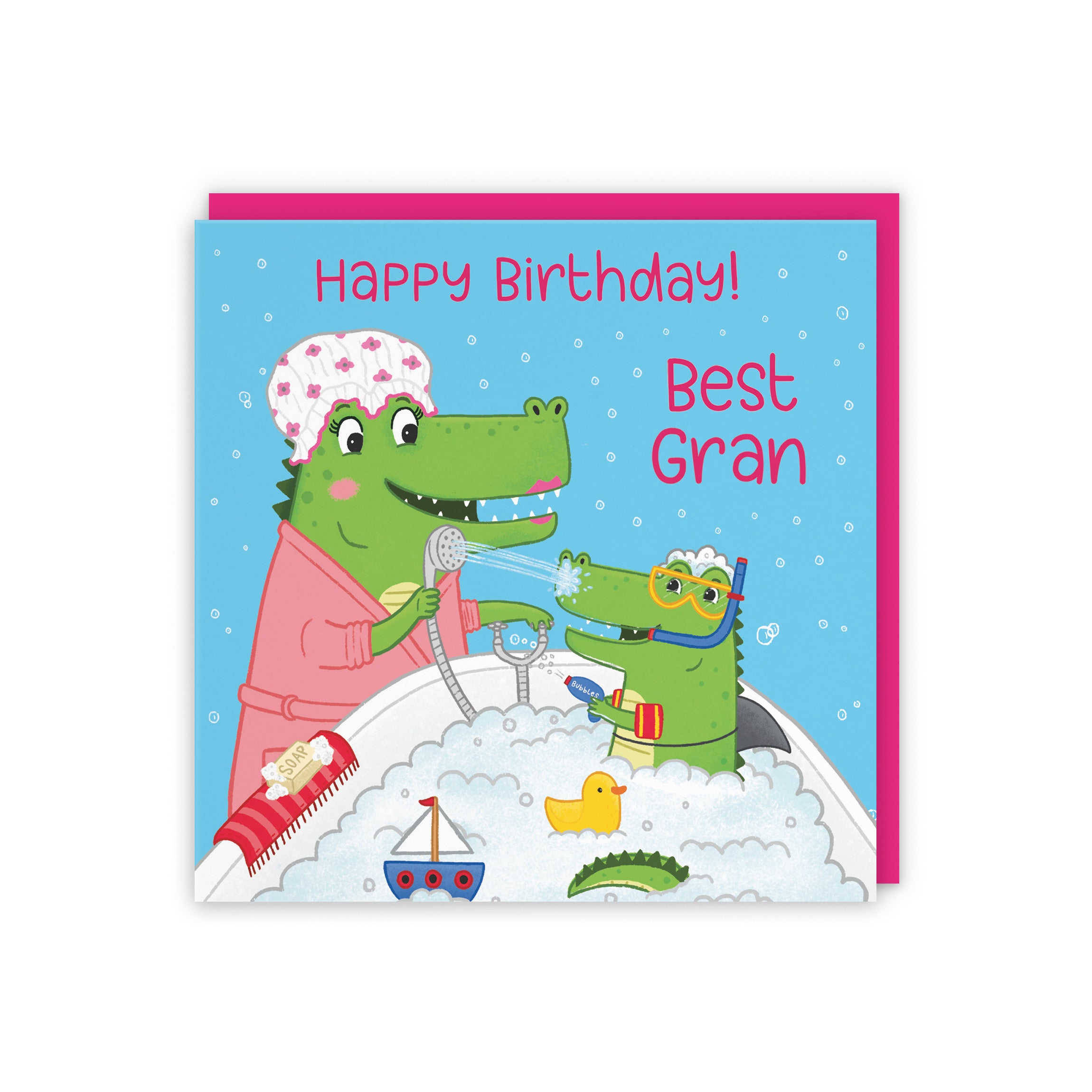 Gran Crocodile Birthday Card Imagination - Default Title (5056408150965)