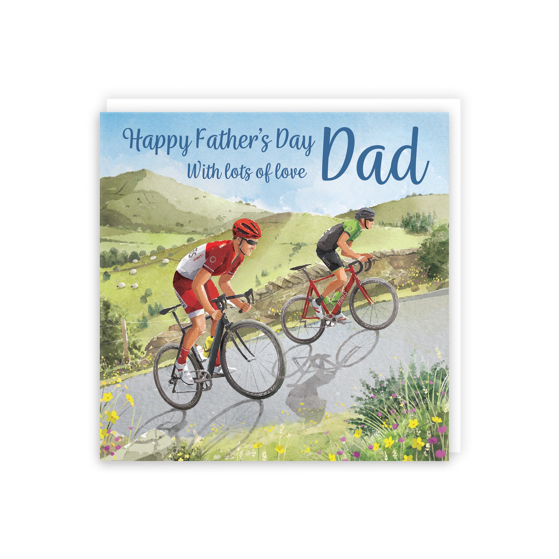 Dad Road Cycling Father's Day Card Milo's Gallery - Default Title (5056408157711)