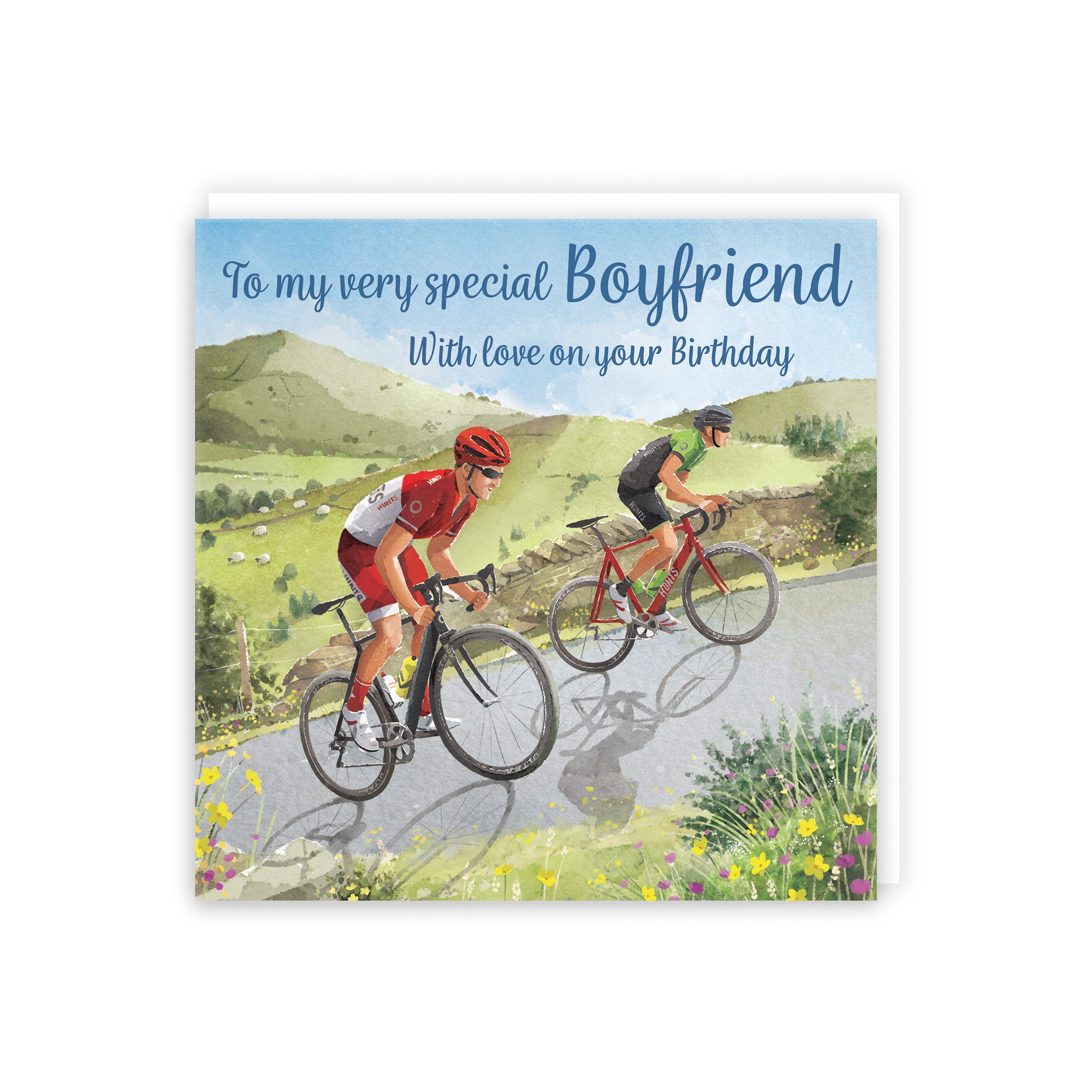 Boyfriend Birthday Card Road Cycling Milo's Gallery - Default Title (5056408158084)