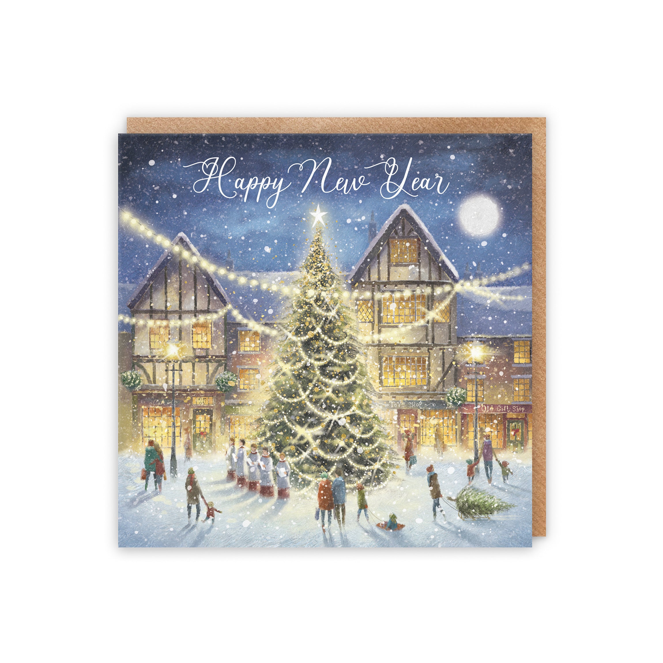 Happy New Year Card 'Christmas Eve' Milo's Gallery - Default Title (5056408166942)