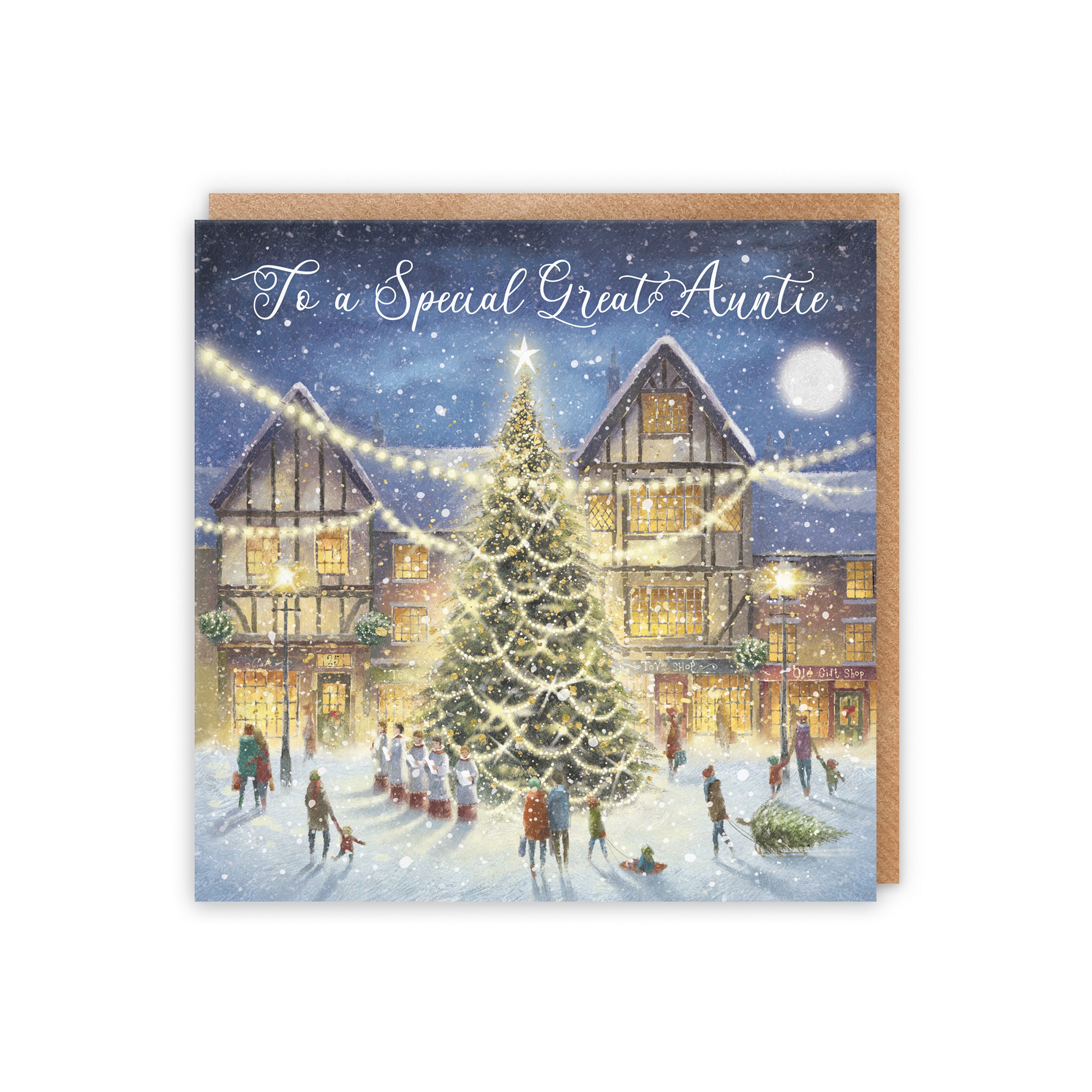 Great Auntie Christmas Card 'Christmas Eve' Milo's Gallery - Default Title (5056408167154)