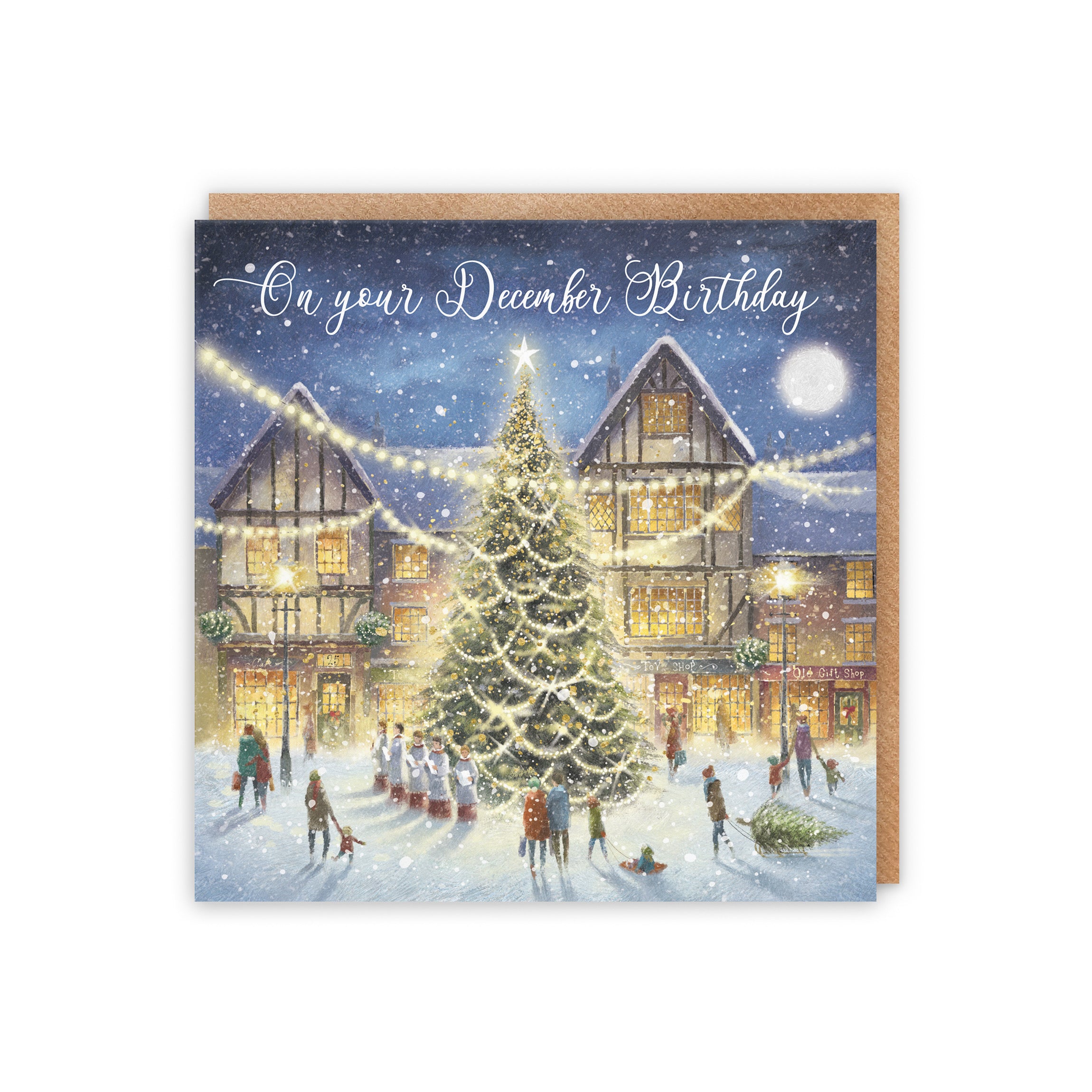 December Birthday Card 'Christmas Eve' Milo's Gallery - Default Title (5056408167321)