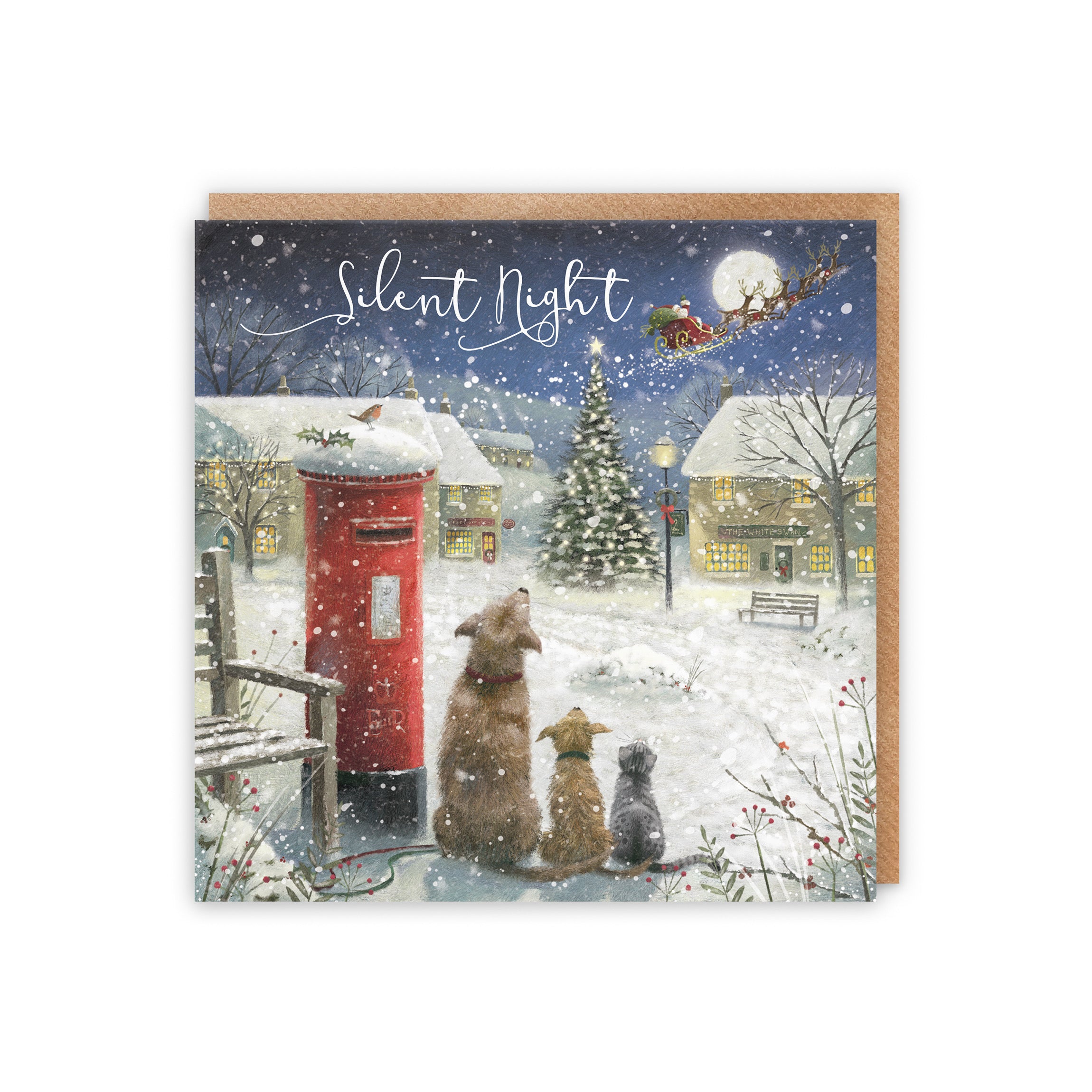 Christian Religious Christmas Card Silent Night 'Magical Christmas' - Default Title (5056408167659)