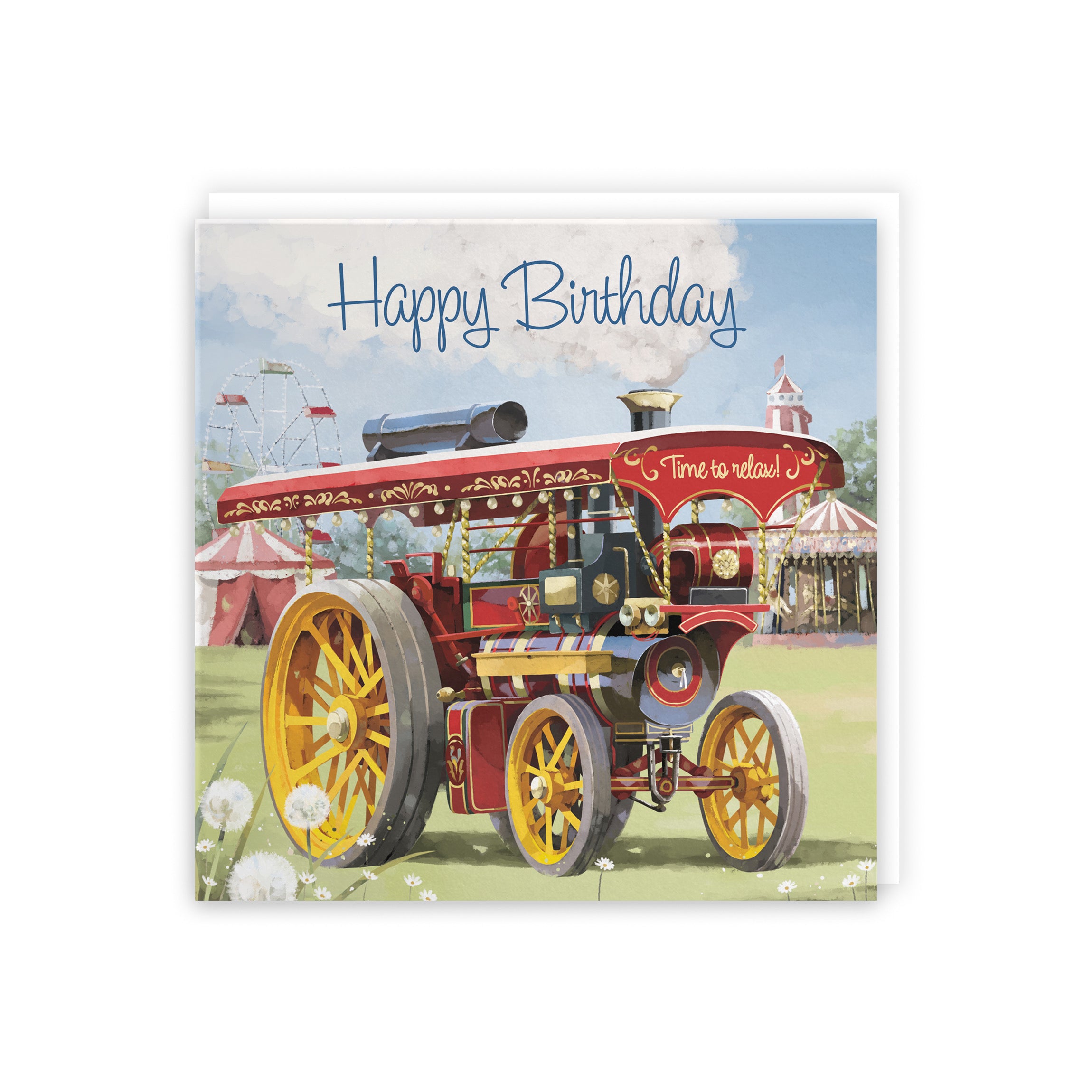 Birthday Card Traction Engine Milo's Gallery - Default Title (5056408175647)