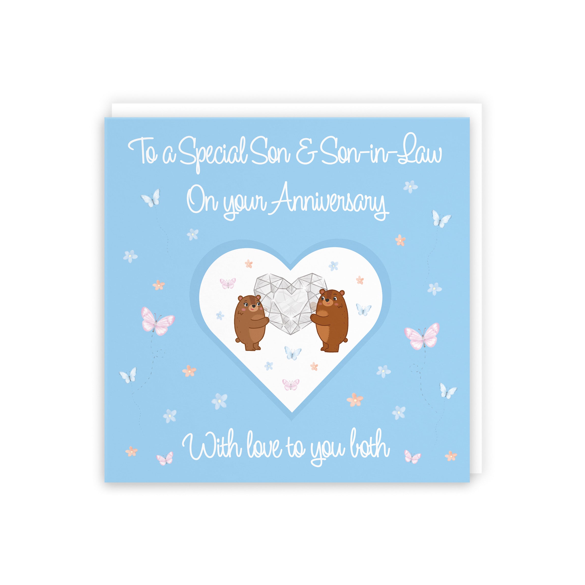 Son And Son-in-Law Anniversary Card Romantic Meadows - Default Title (5056408186162)