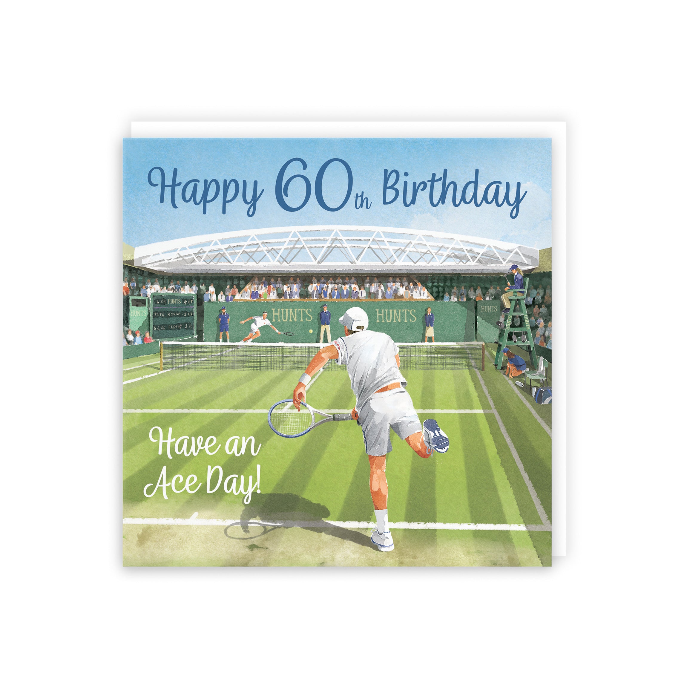 60th Tennis Birthday Card For Him Milo's Gallery - Default Title (5056408189811)