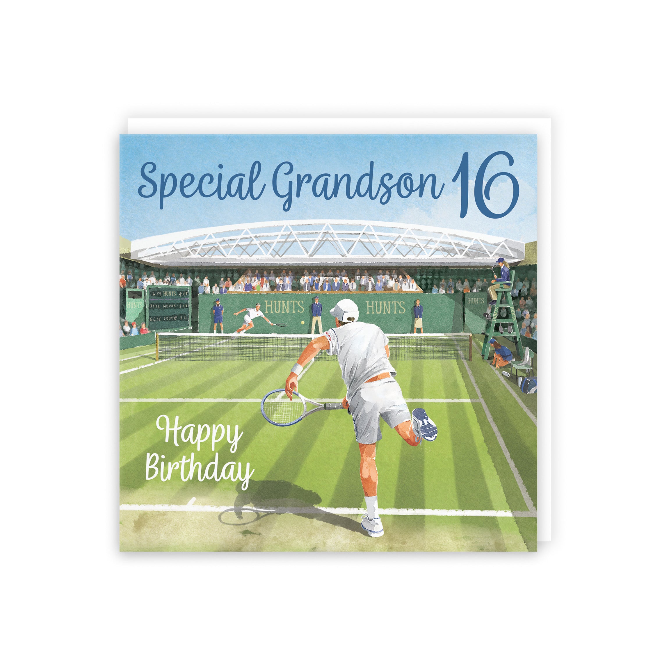 16th Grandson Tennis Birthday Card Milo's Gallery - Default Title (5056408191050)