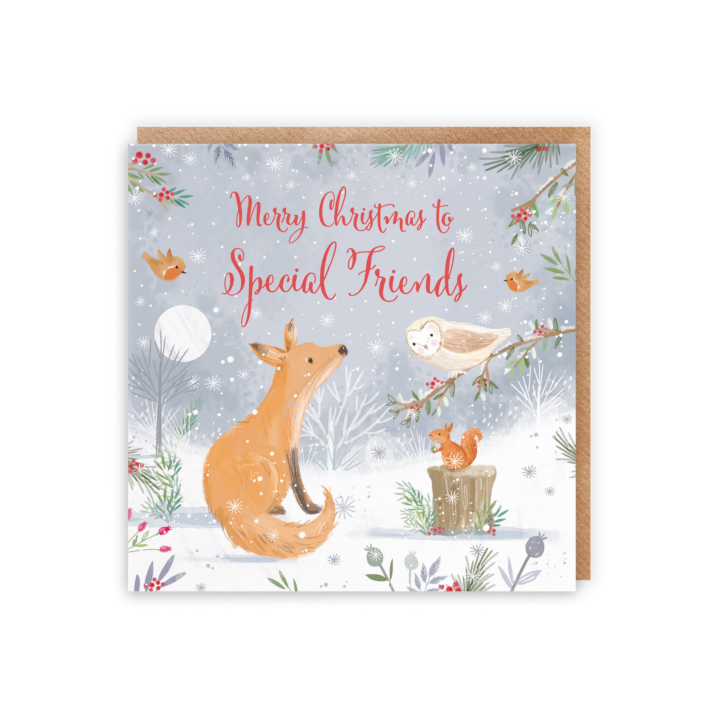 Special Friends Fox Christmas Card Nature's Treasures - Default Title (5063396004002)