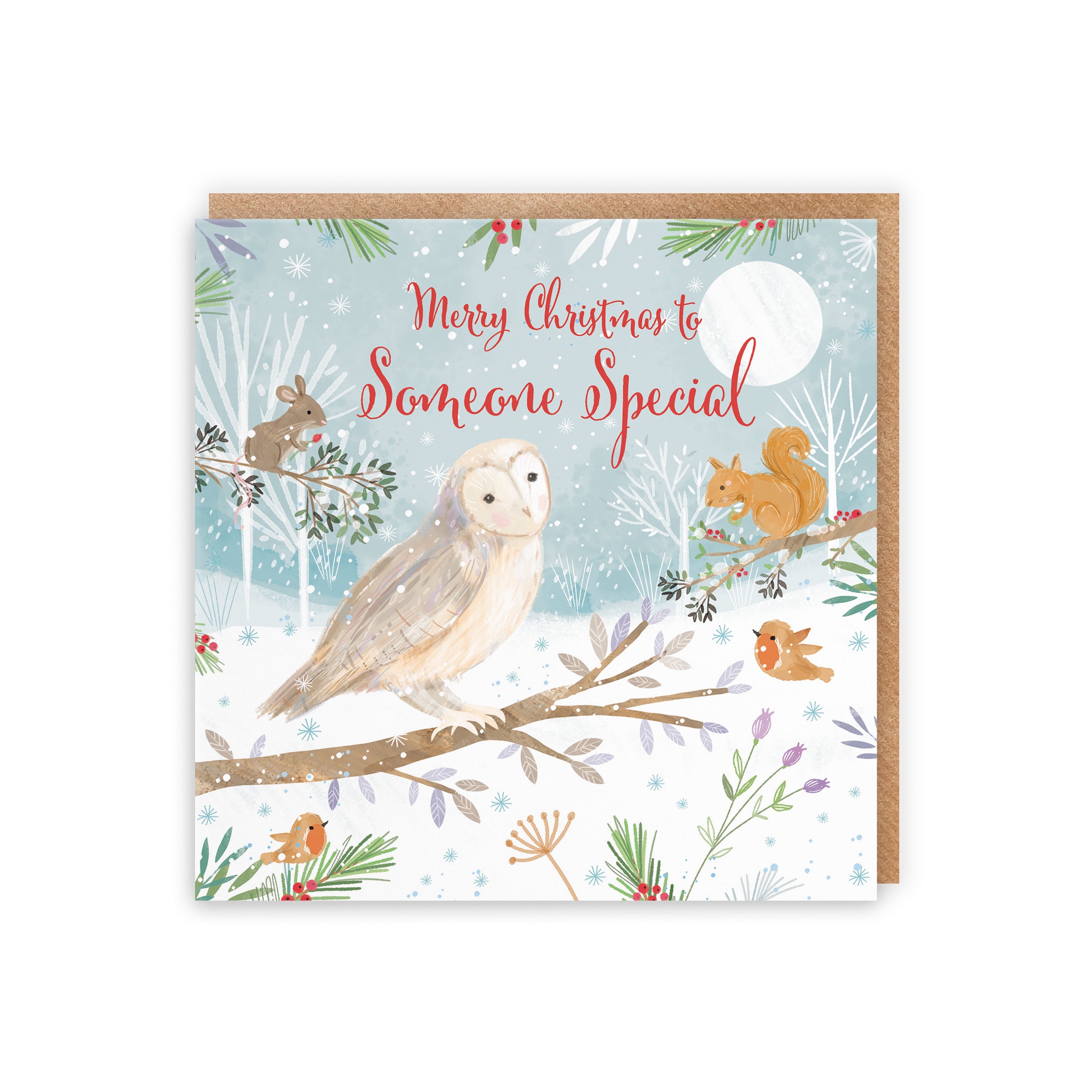 Someone Special Cute Owl Christmas Card Nature's Treasures - Default Title (5063396004507)