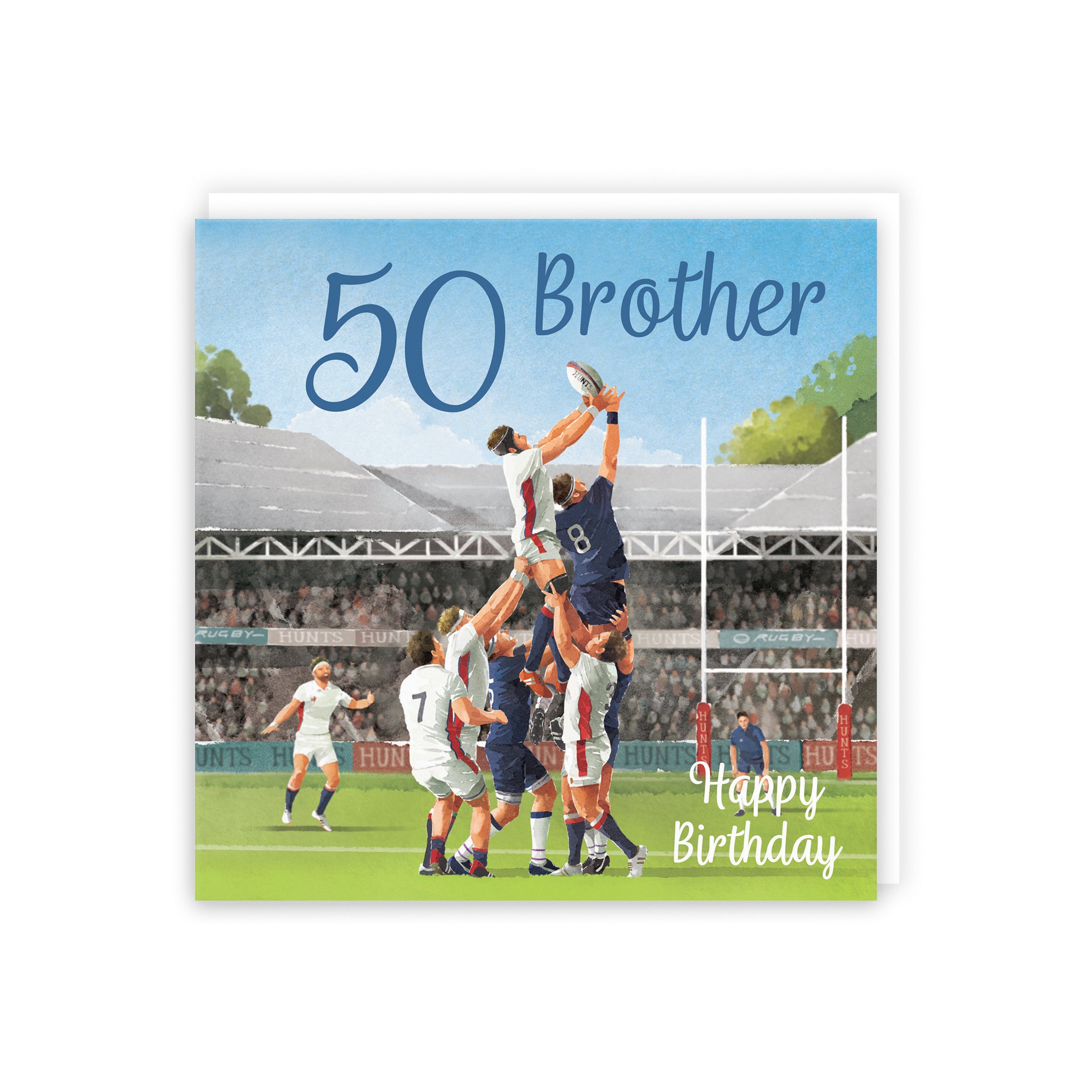 50th Brother Rugby Birthday Card Milo's Gallery - Default Title (5063396007522)