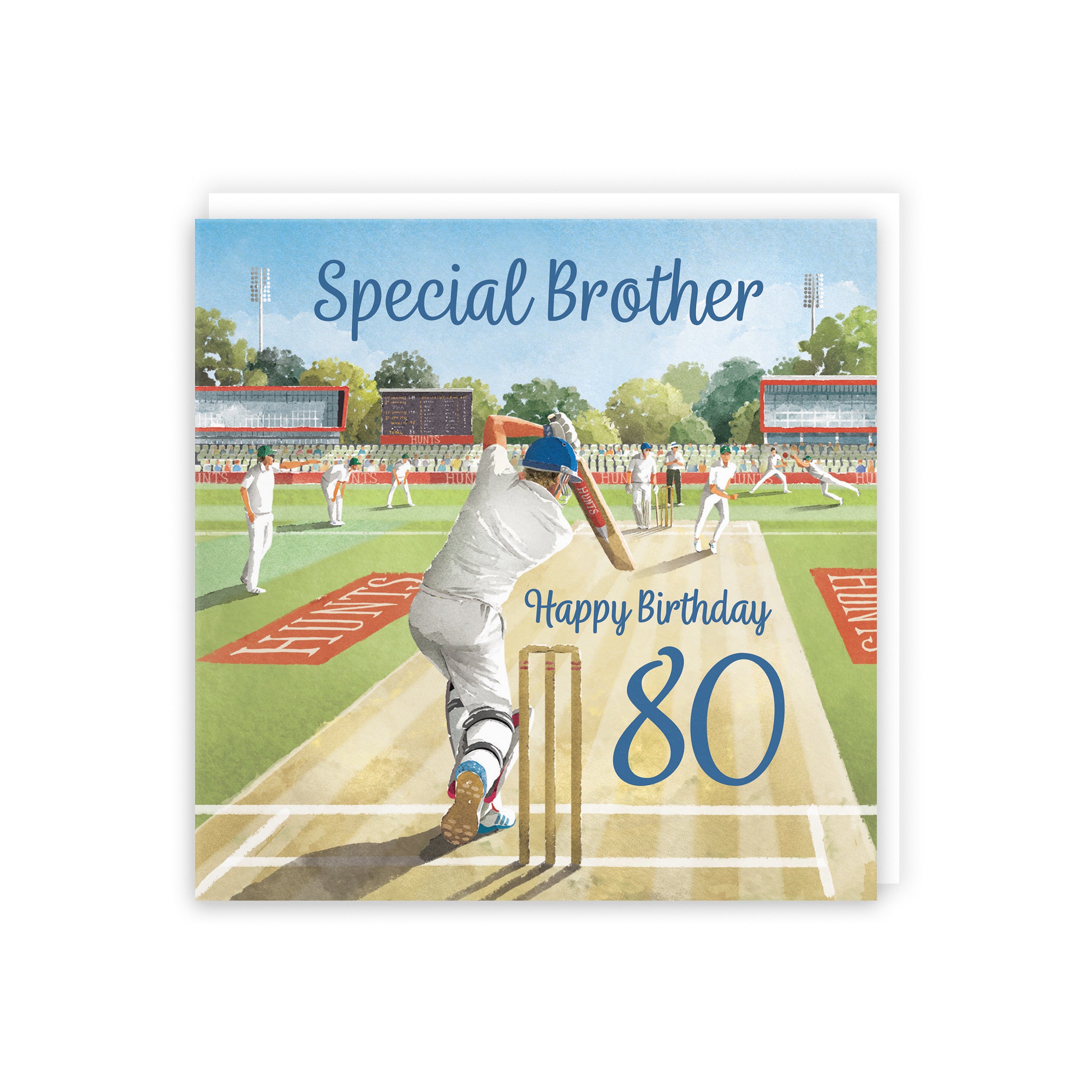 80th Brother Cricket Birthday Card Milo's Gallery - Default Title (5063396009632)