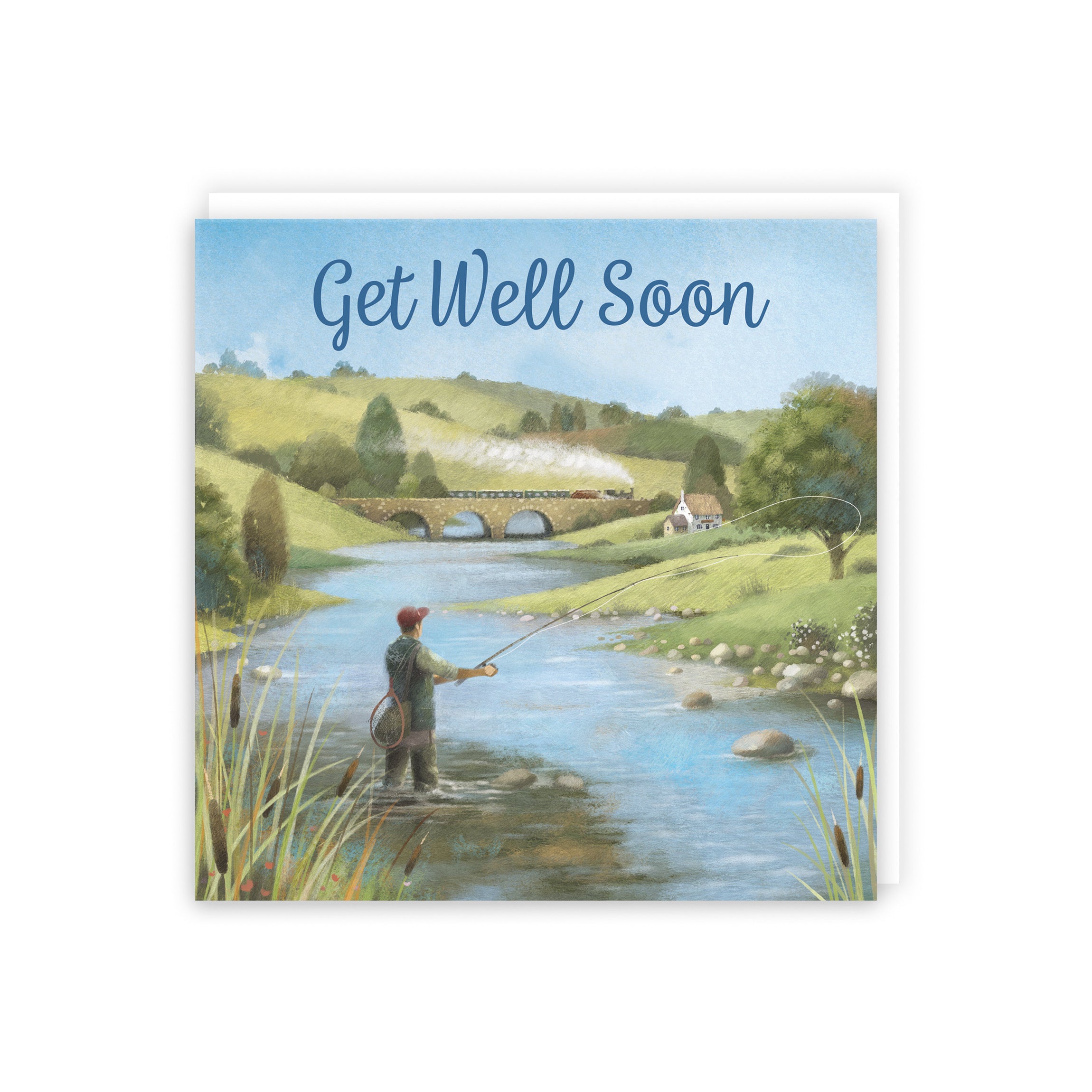 Get Well Soon Card Fly Fishing Milo's Gallery - Default Title (5063396012793)