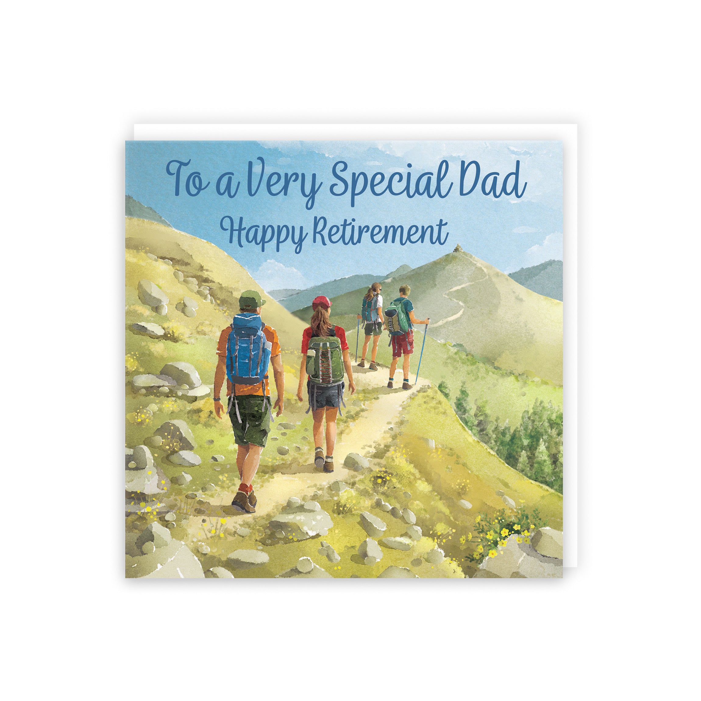 Dad Retirement Walking Card Milo's Gallery - Default Title (5063396014650)