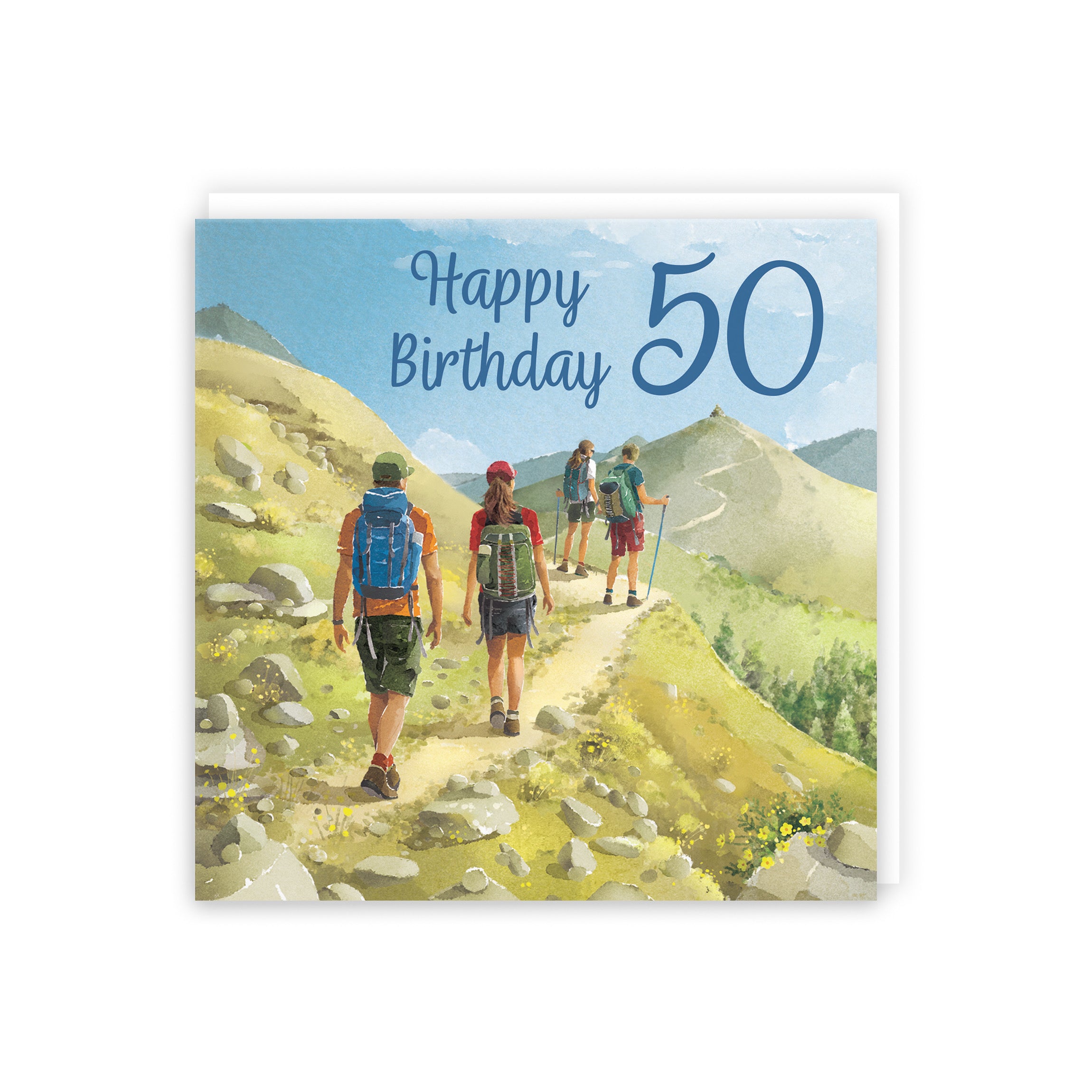 50th Walking Birthday Card Milo's Gallery - Default Title (5063396014919)