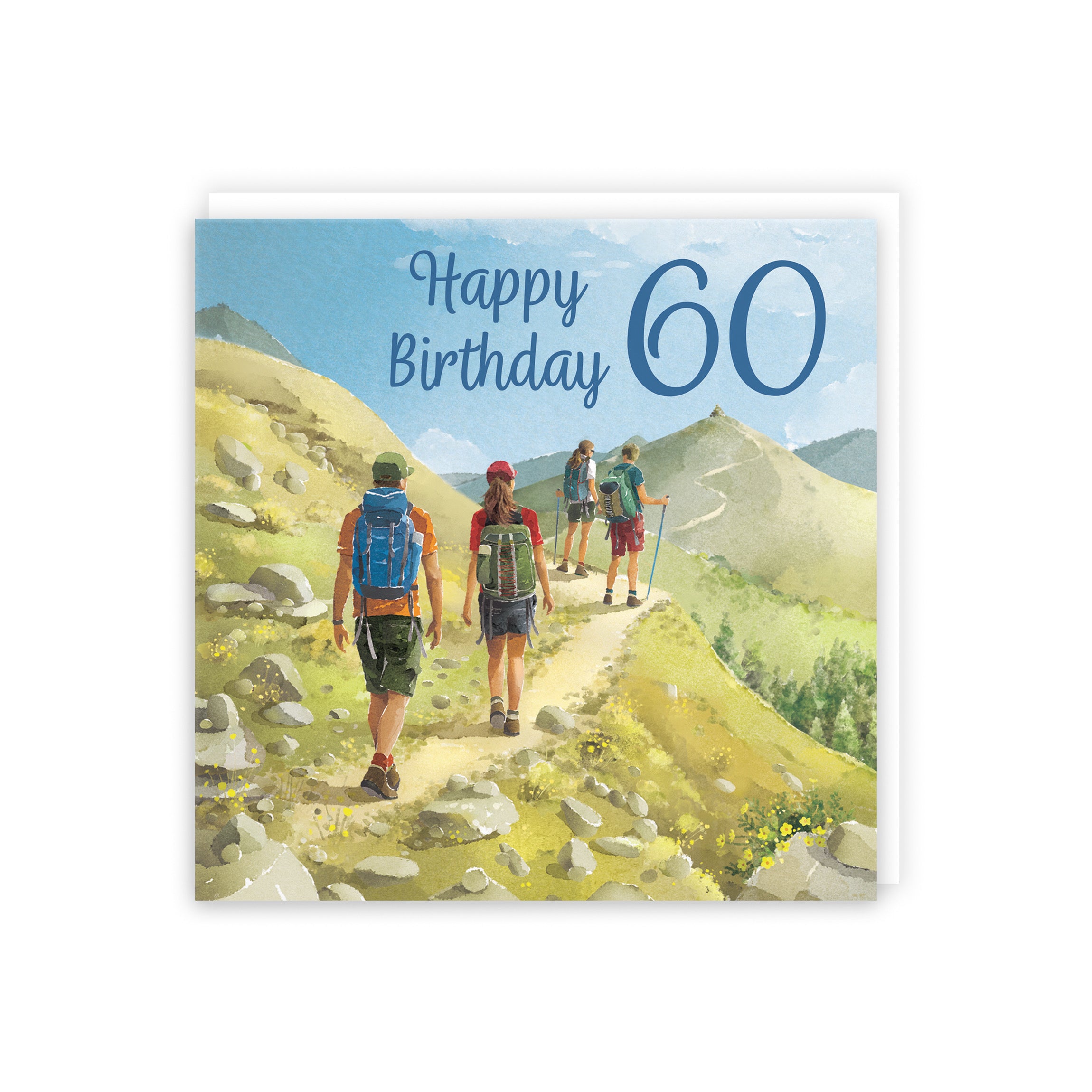 60th Walking Birthday Card Milo's Gallery - Default Title (5063396014926)