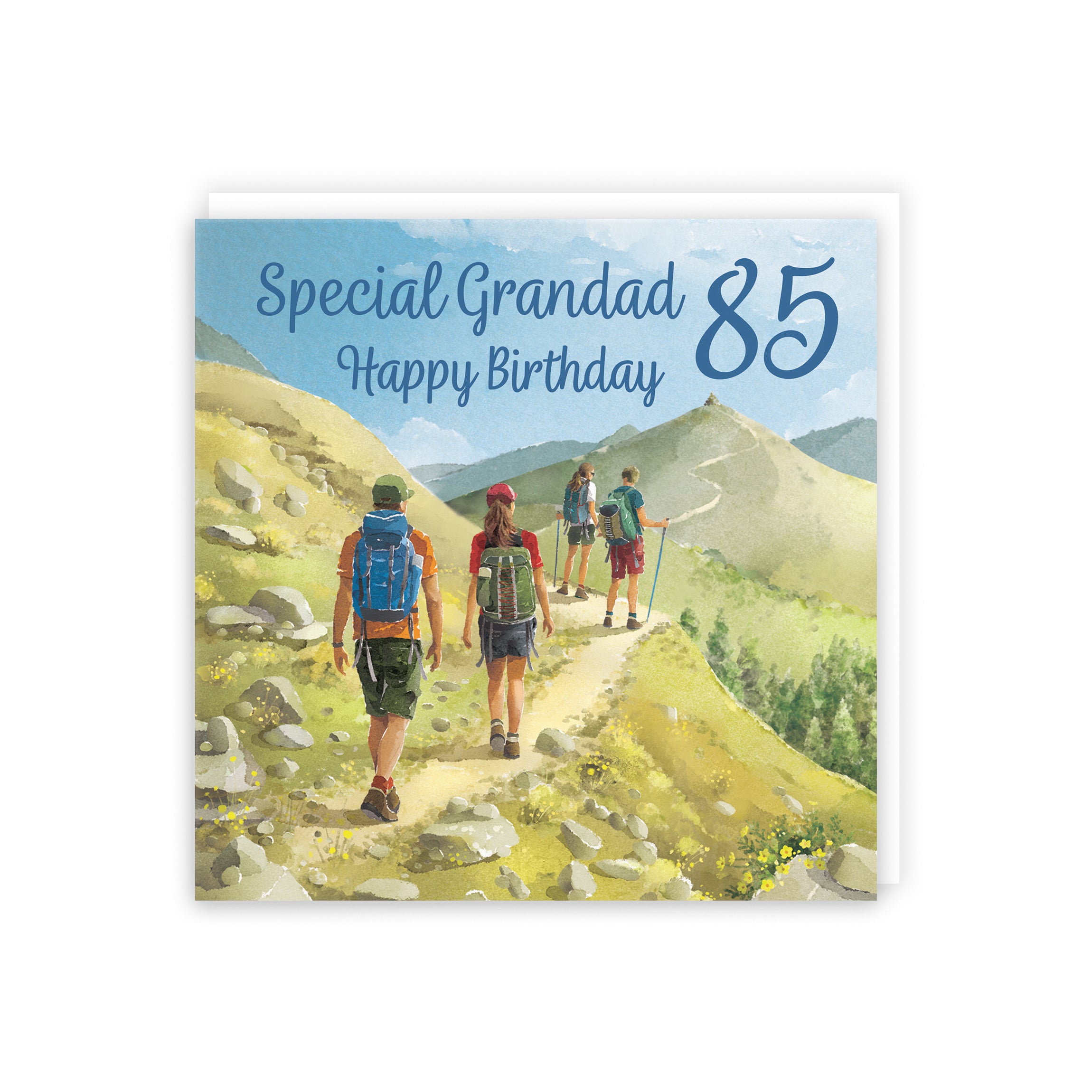 85th Grandad Walking Birthday Card Milo's Gallery - Default Title (5063396016234)