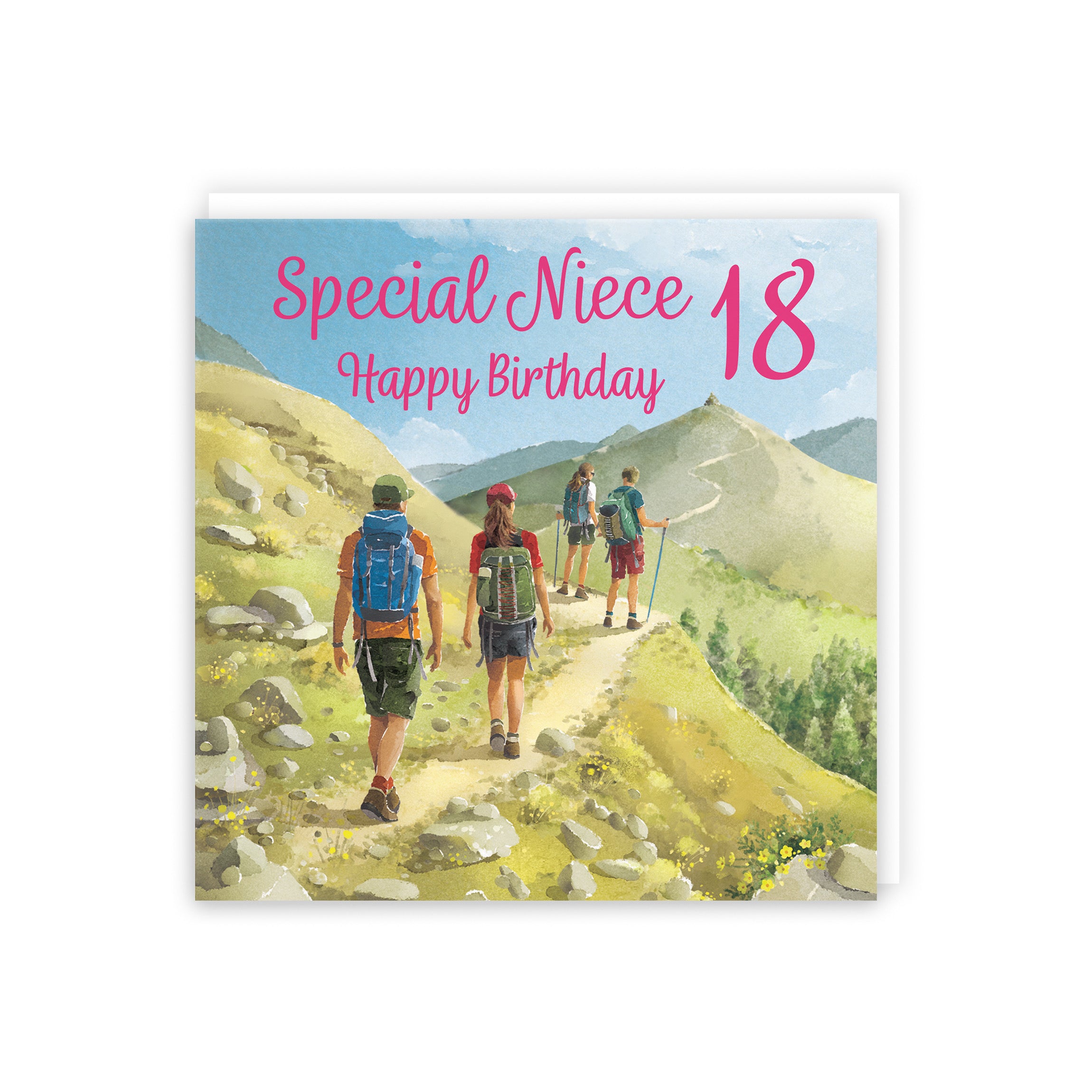 18th Niece Walking Birthday Card Milo's Gallery - Default Title (5063396017255)