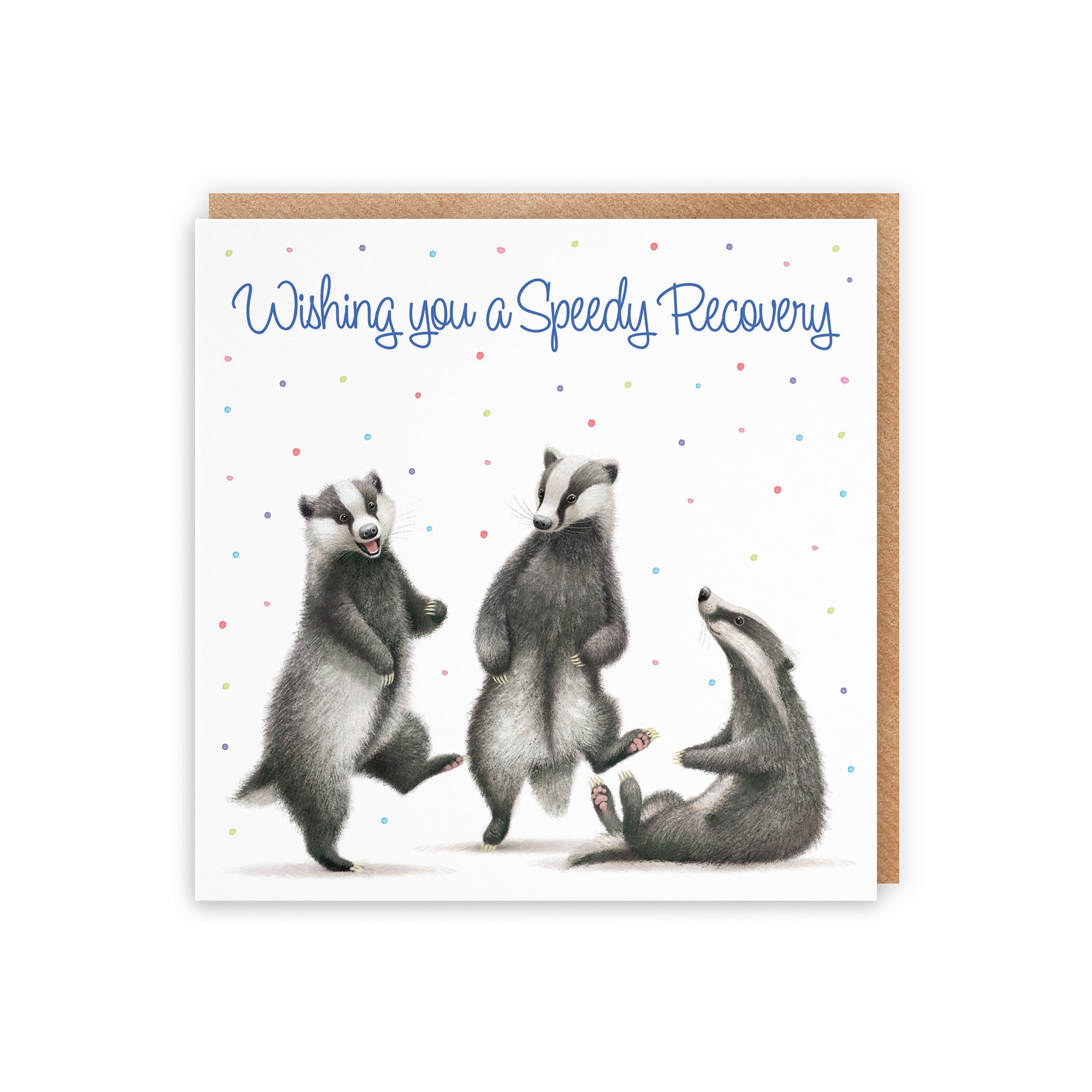 Wishing You A Speedy Recovery Card Badgers Milo's Gallery - Default Title (5063396018115)