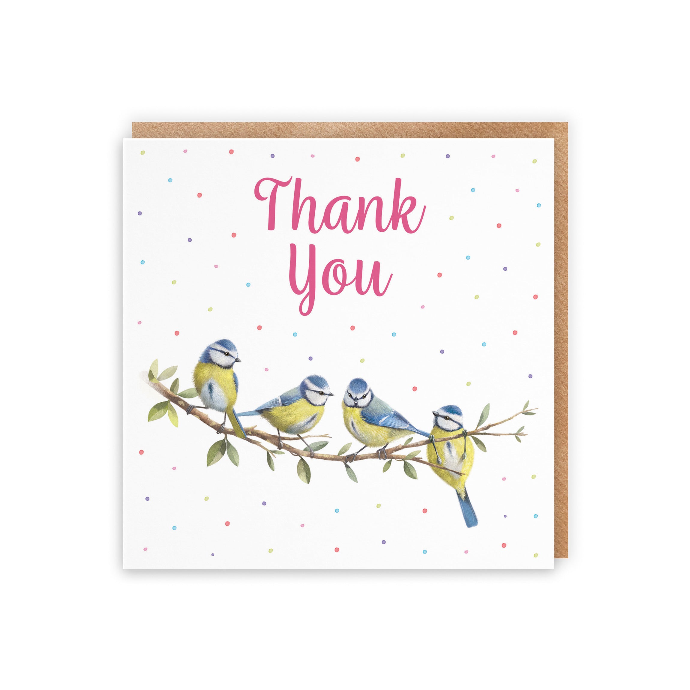 Thank You Card Blue Tits Milo's Gallery - Default Title (5063396023140)