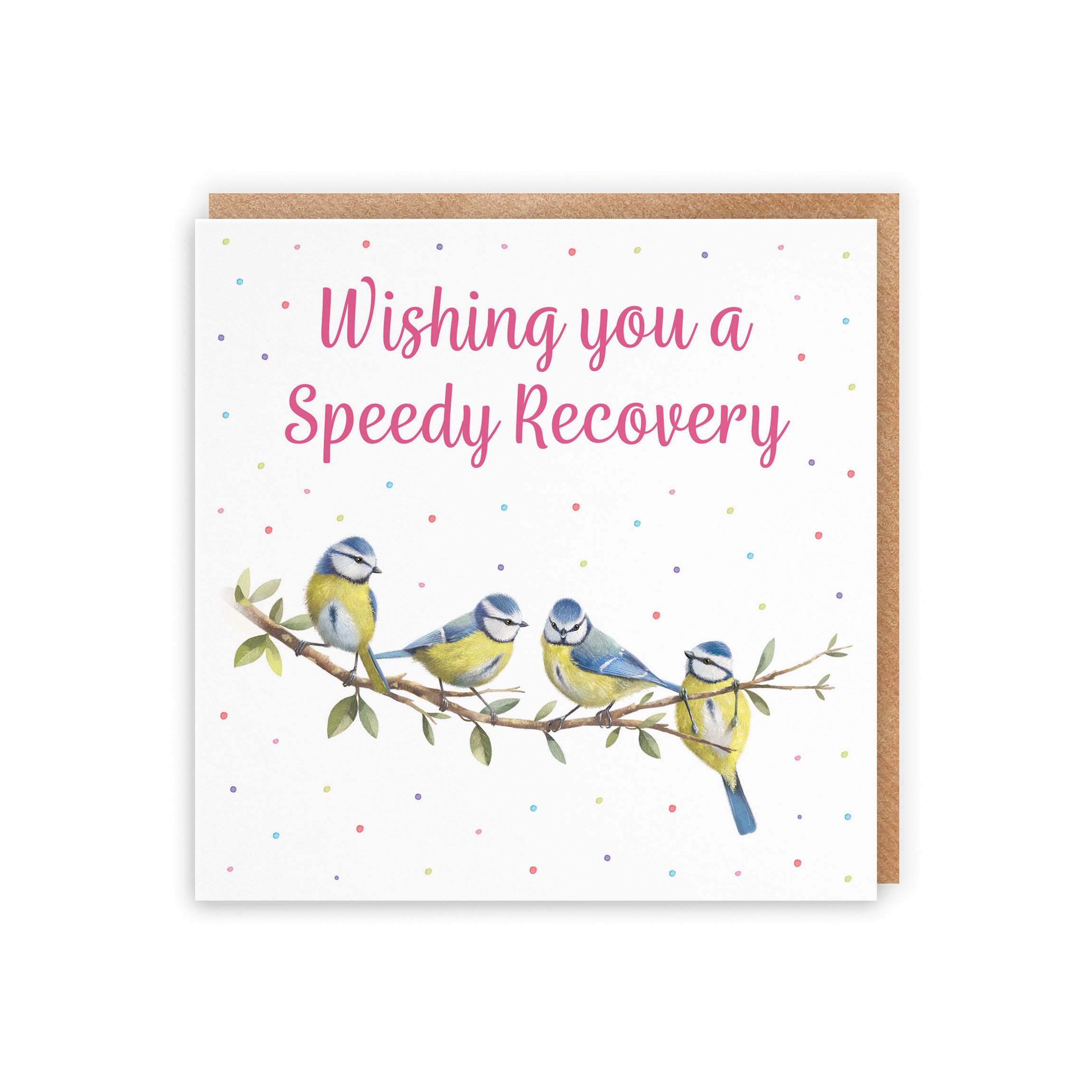 Wishing You A Speedy Recovery Card Blue Tits Milo's Gallery - Default Title (5063396023164)