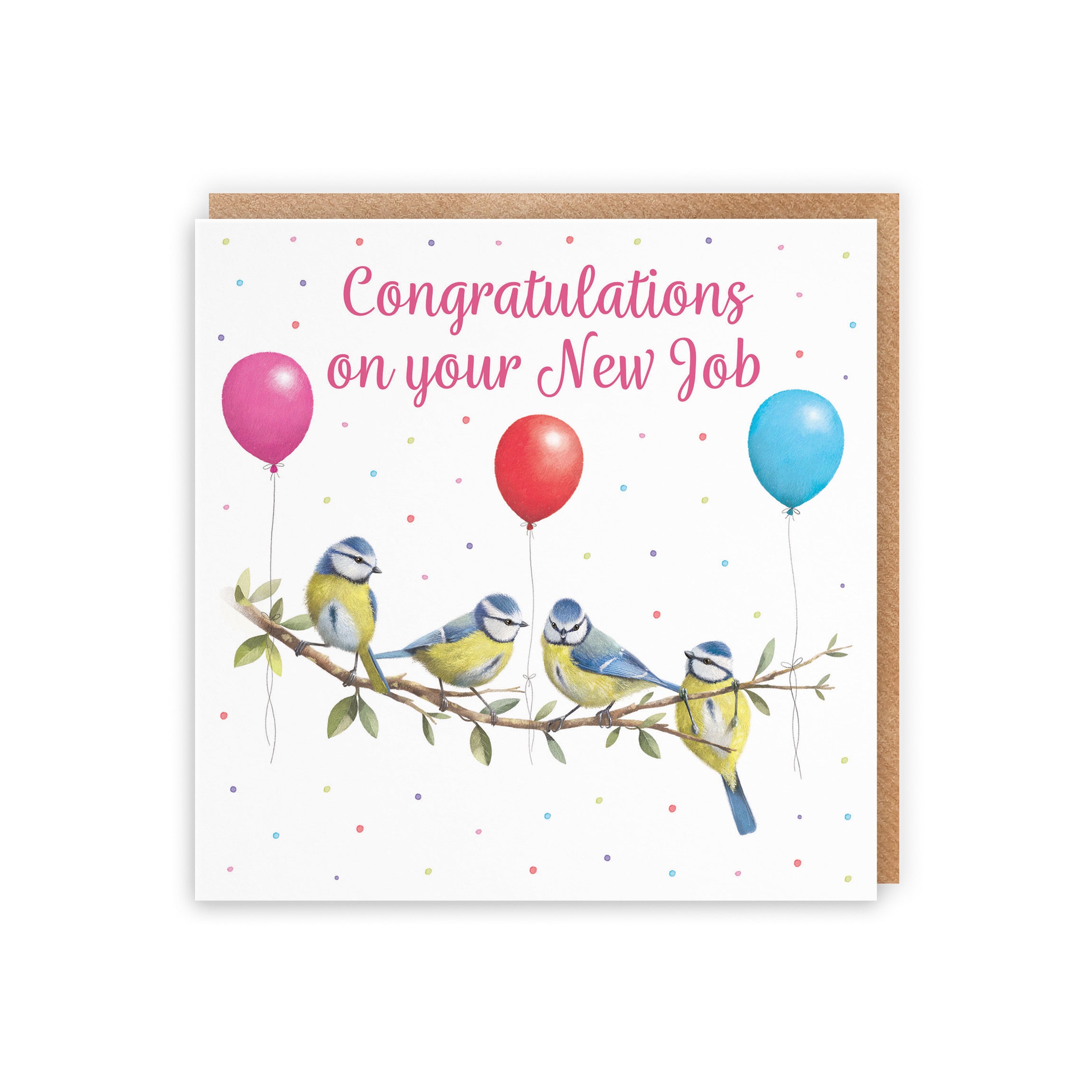 New Job Congratulations Card Blue Tits Milo's Gallery - Default Title (5063396023188)