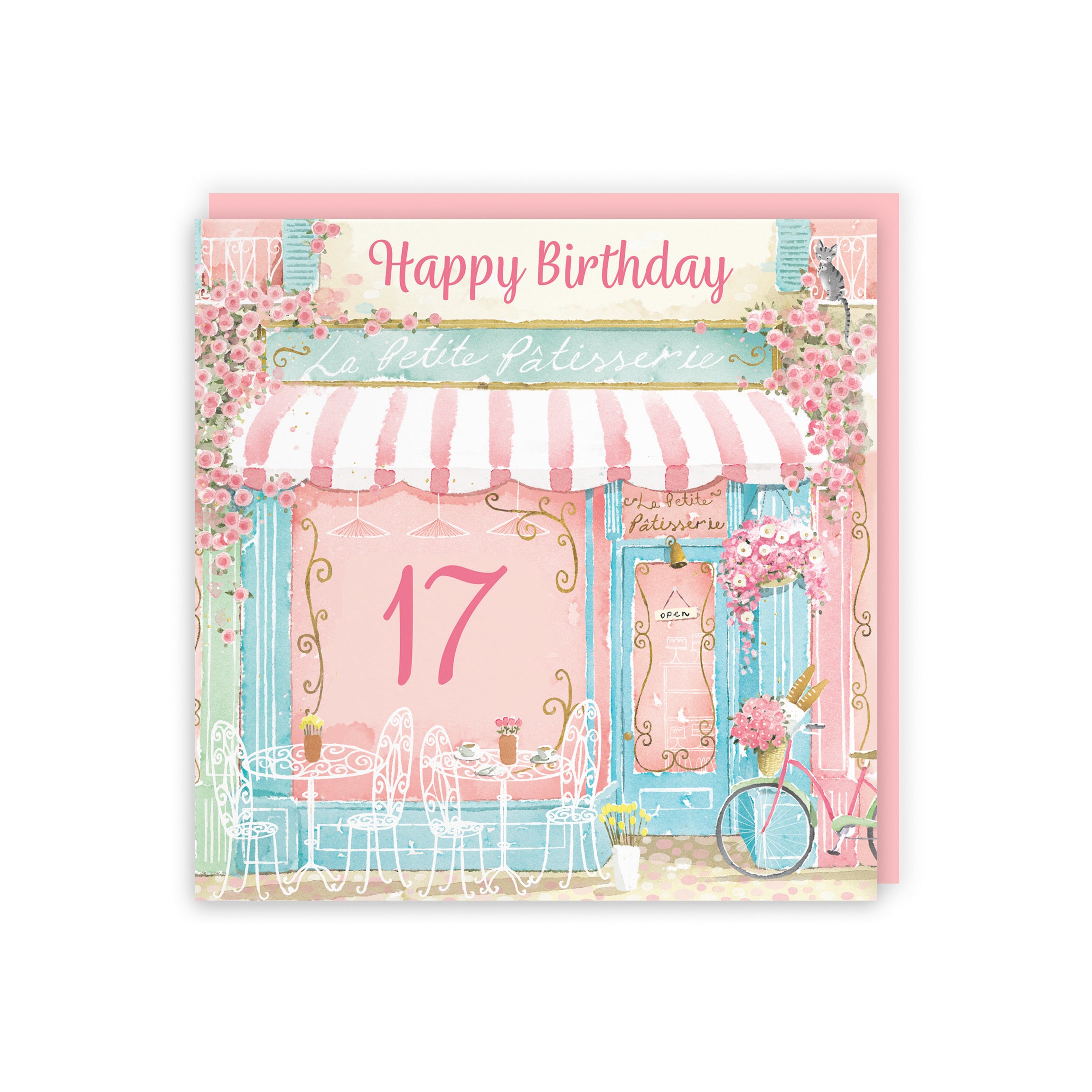 17th La Petite Patisserie Birthday Card Milo's Gallery - Default Title (5063396116026)