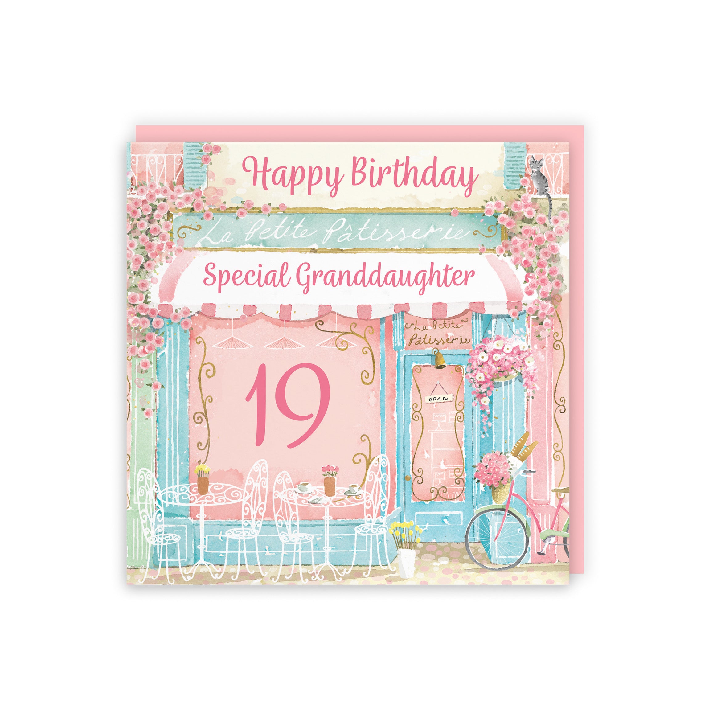 19th Granddaughter La Petite Patisserie Birthday Card Milo's Gallery - Default Title (5063396116897)