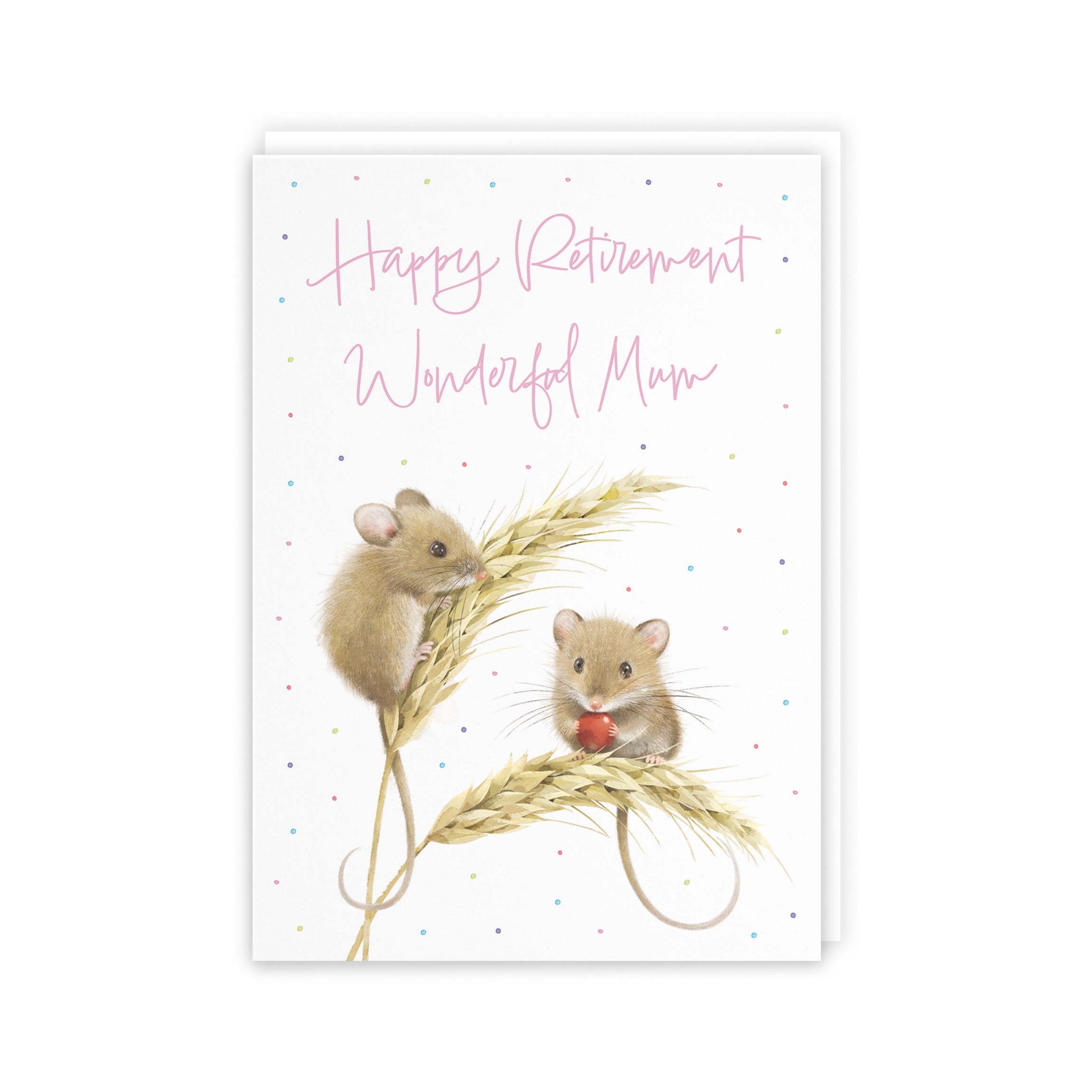 Mum Retirement Card Cute Harvest Mice Milo's Gallery - Default Title (5063396117863)