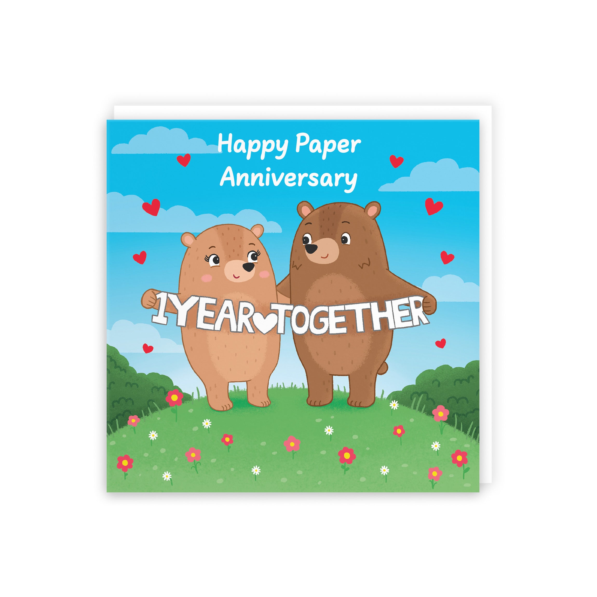 1st Anniversary Card Love Story - Default Title (5063396124281)