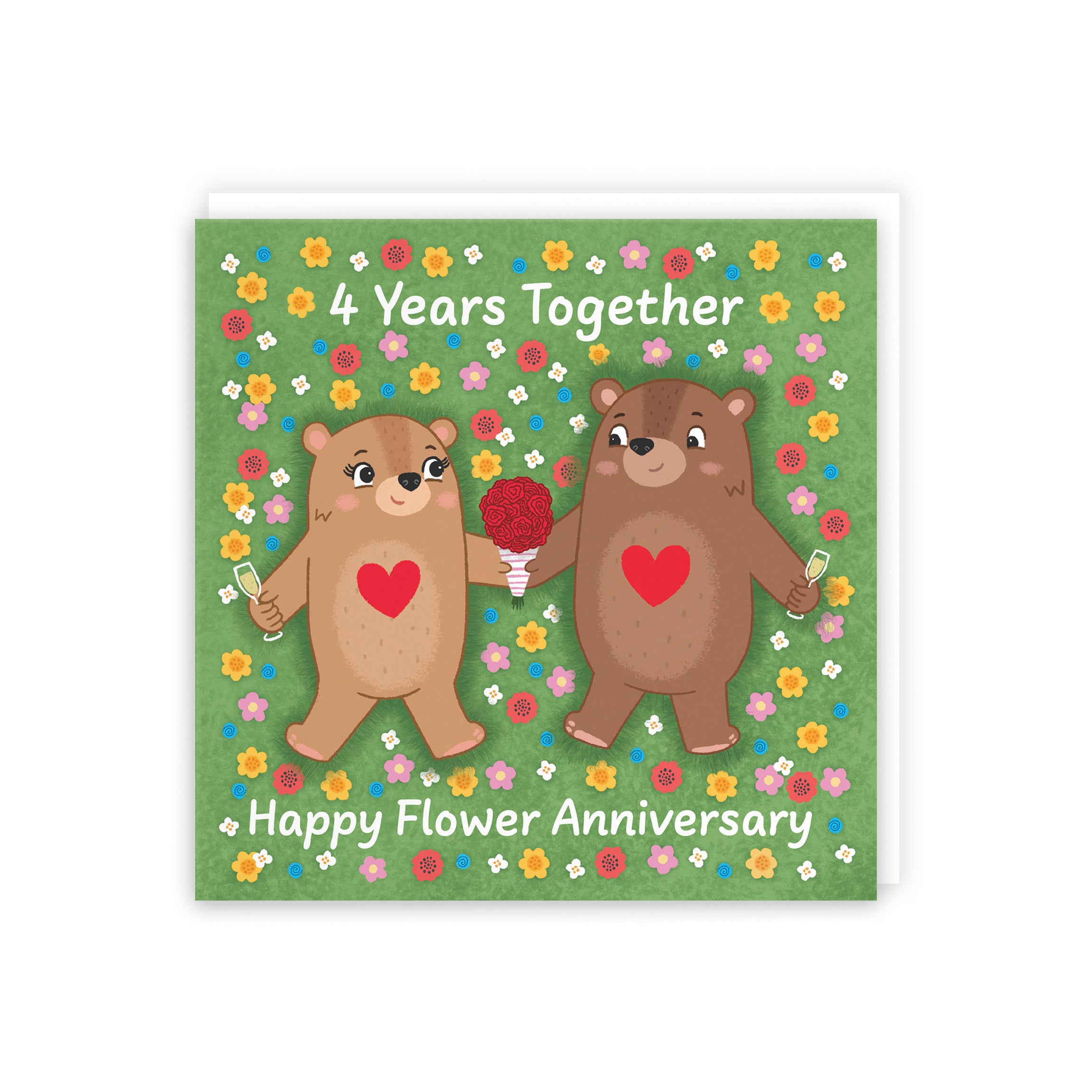 4th Anniversary Card Love Story - Default Title (5063396124311)