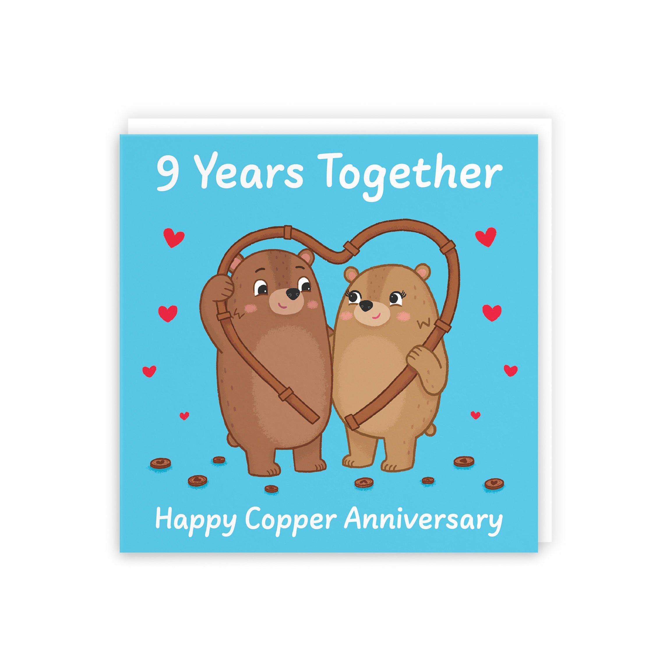 9th Anniversary Card Love Story - Default Title (5063396124366)