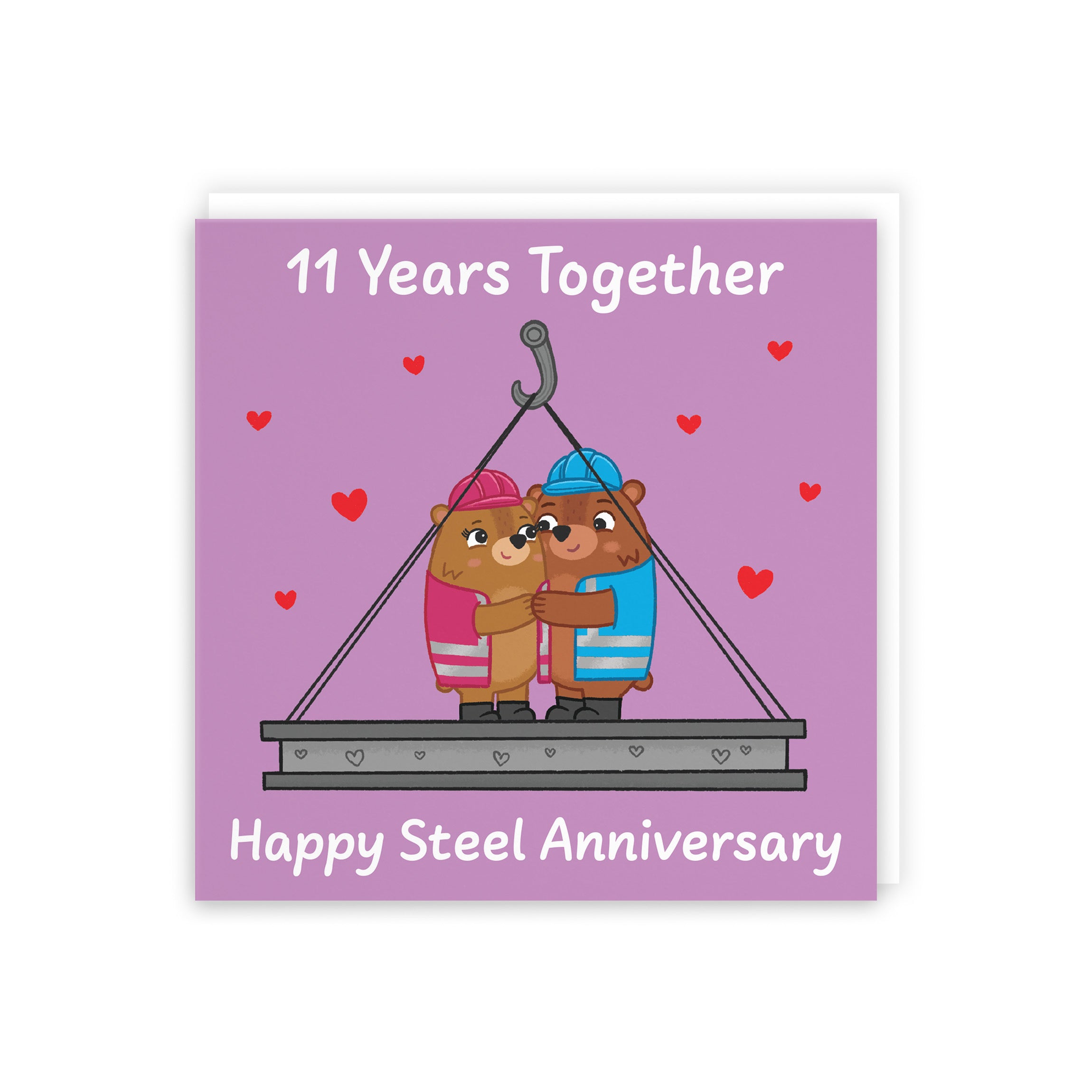 11th Anniversary Card Love Story - Default Title (5063396124380)