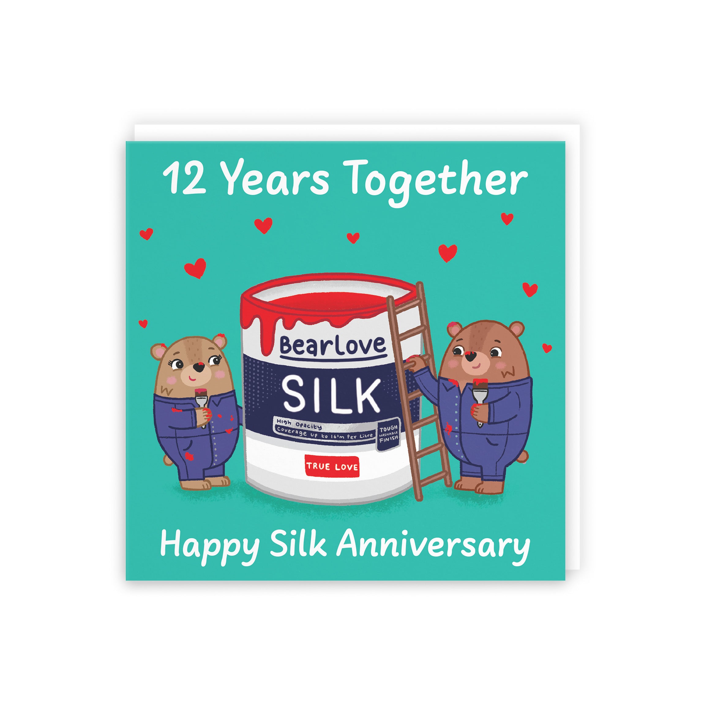 12th Anniversary Card Love Story - Default Title (5063396124397)