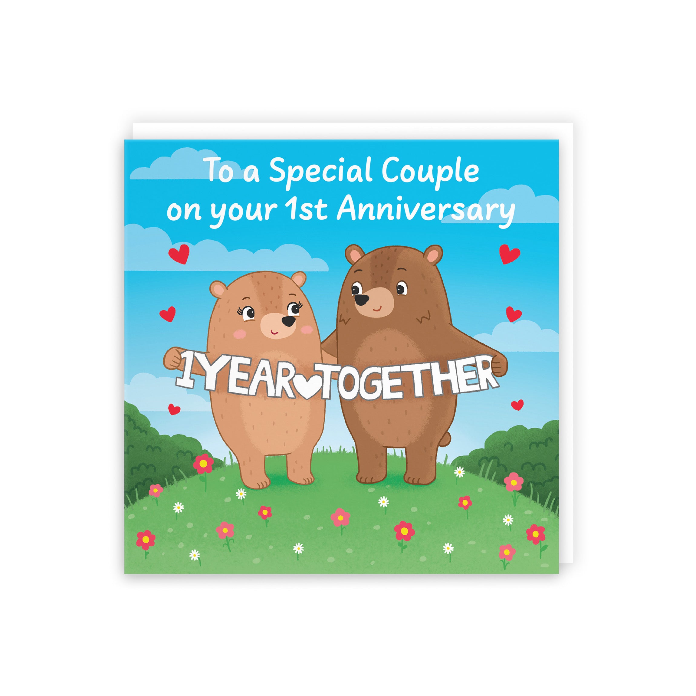 1st Couple Anniversary Card Love Story - Default Title (5063396124533)