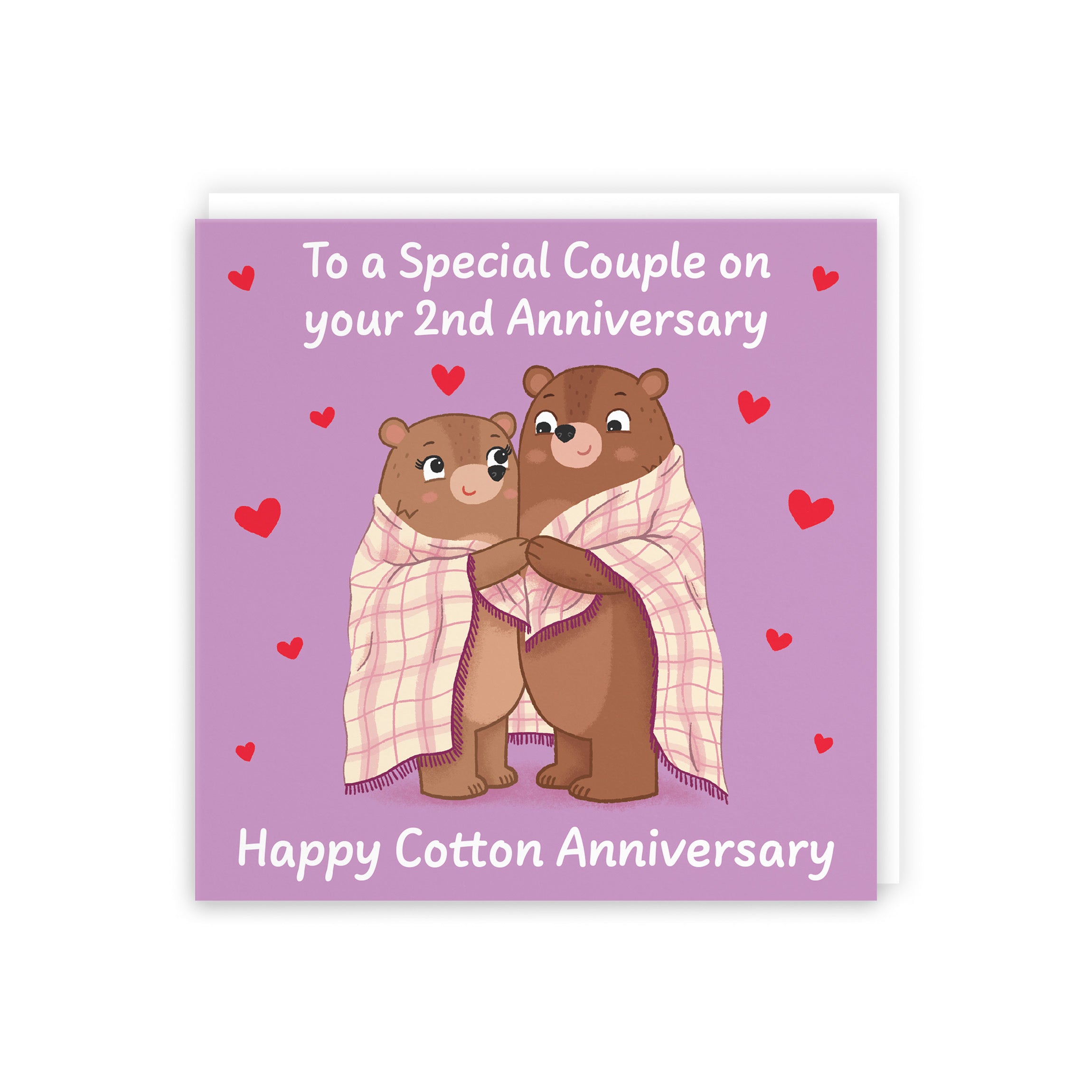 2nd Couple Anniversary Card Love Story - Default Title (5063396124540)