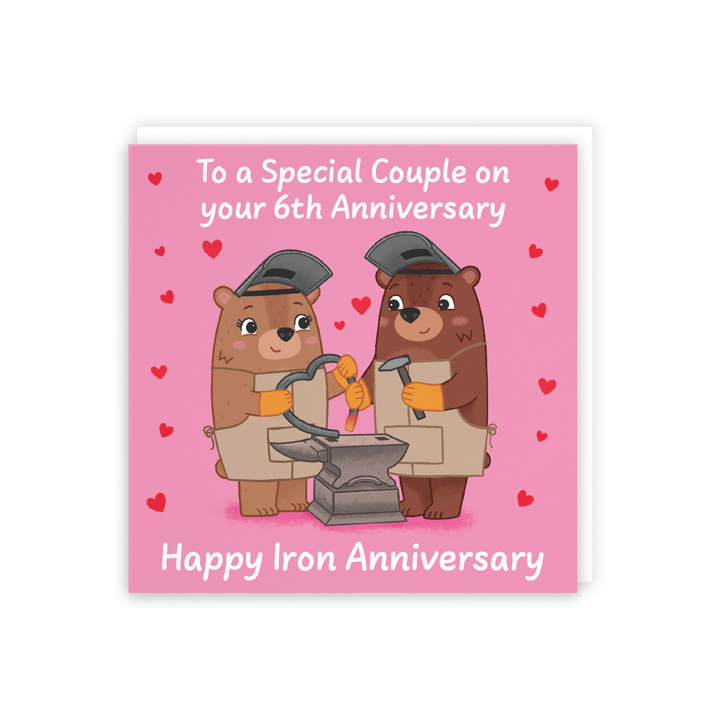 6th Couple Anniversary Card Love Story - Default Title (5063396124588)