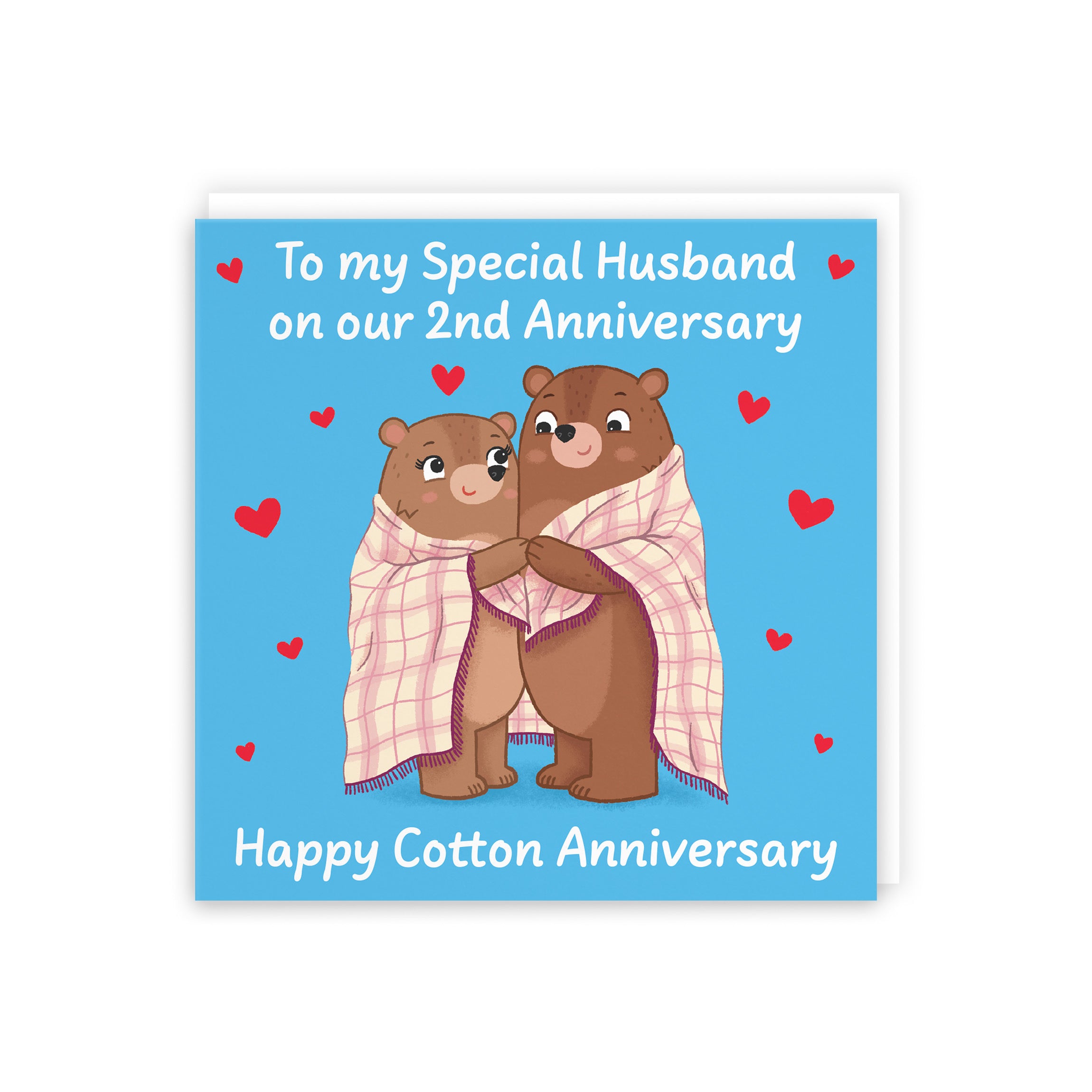 2nd Husband Anniversary Card Love Story - Default Title (5063396125042)