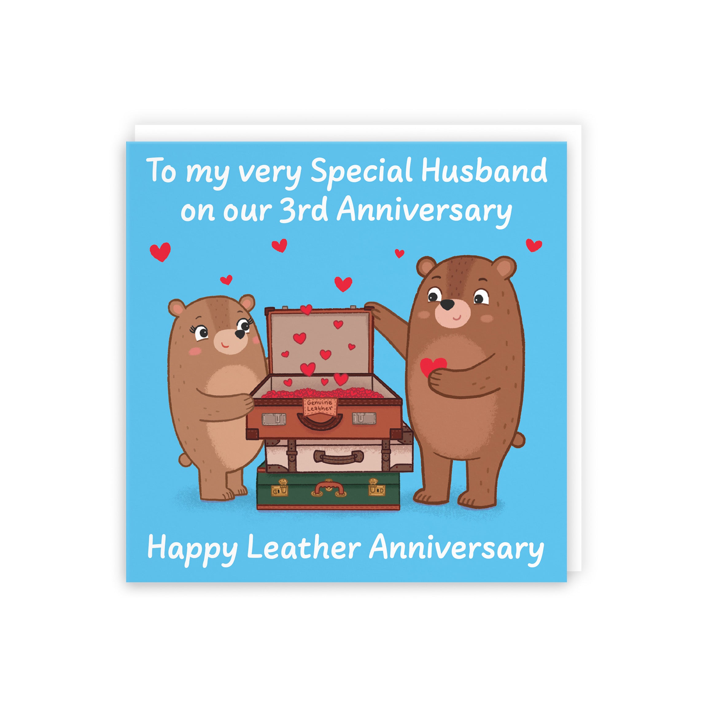 3rd Husband Anniversary Card Love Story - Default Title (5063396125059)