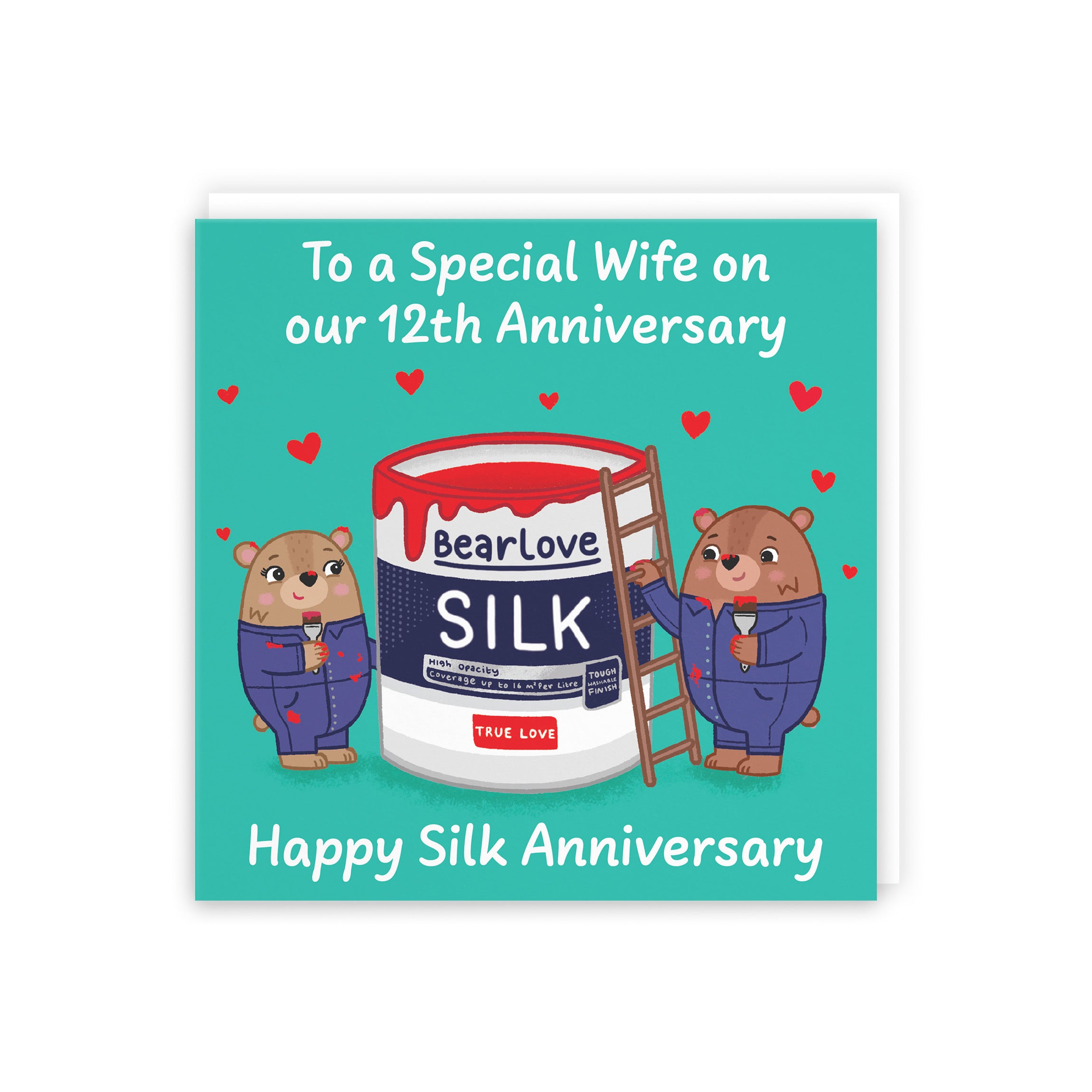 12th Wife Anniversary Card Love Story - Default Title (5063396125394)