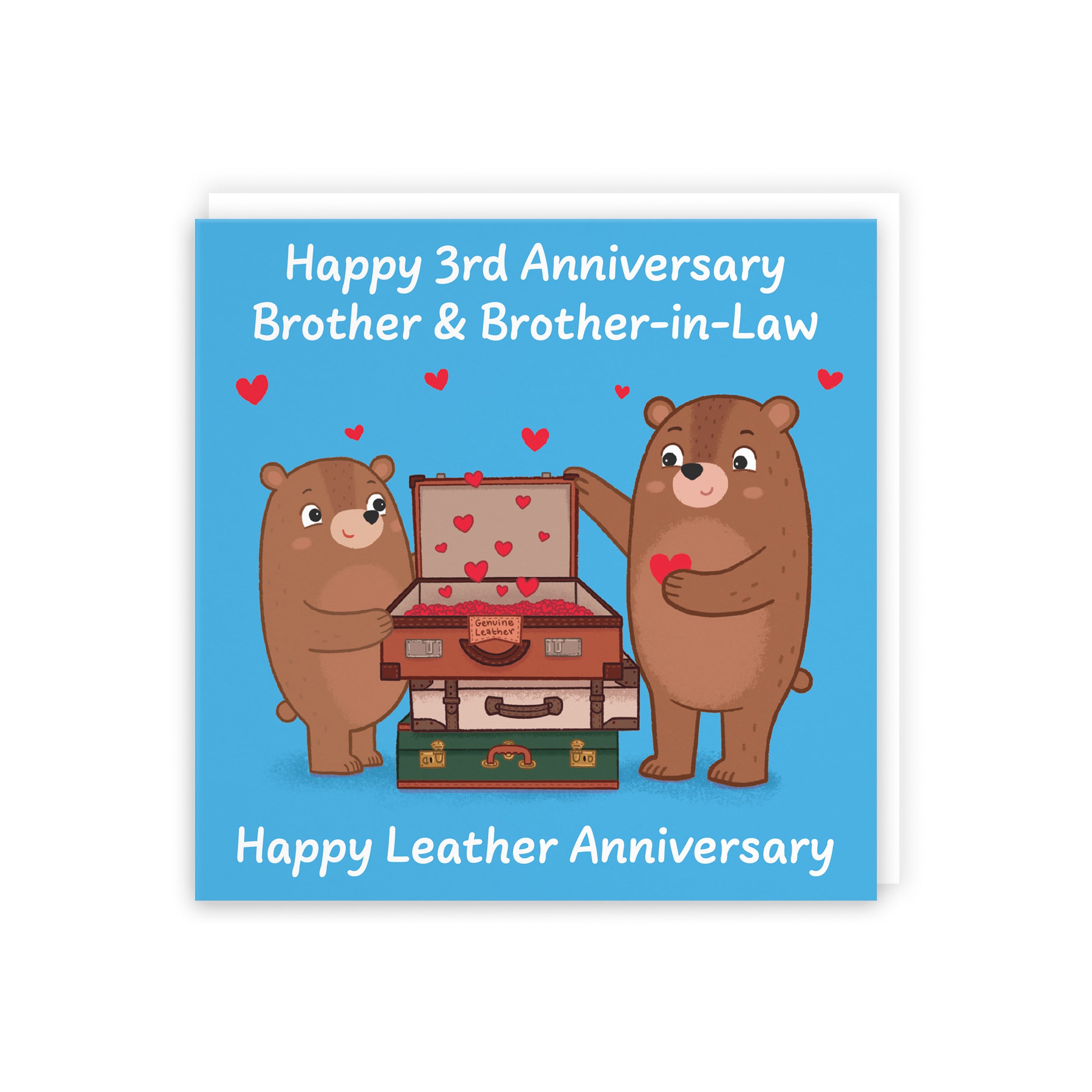 3rd Brother And Brother In Law Anniversary Card Love Story - Default Title (5063396126735)