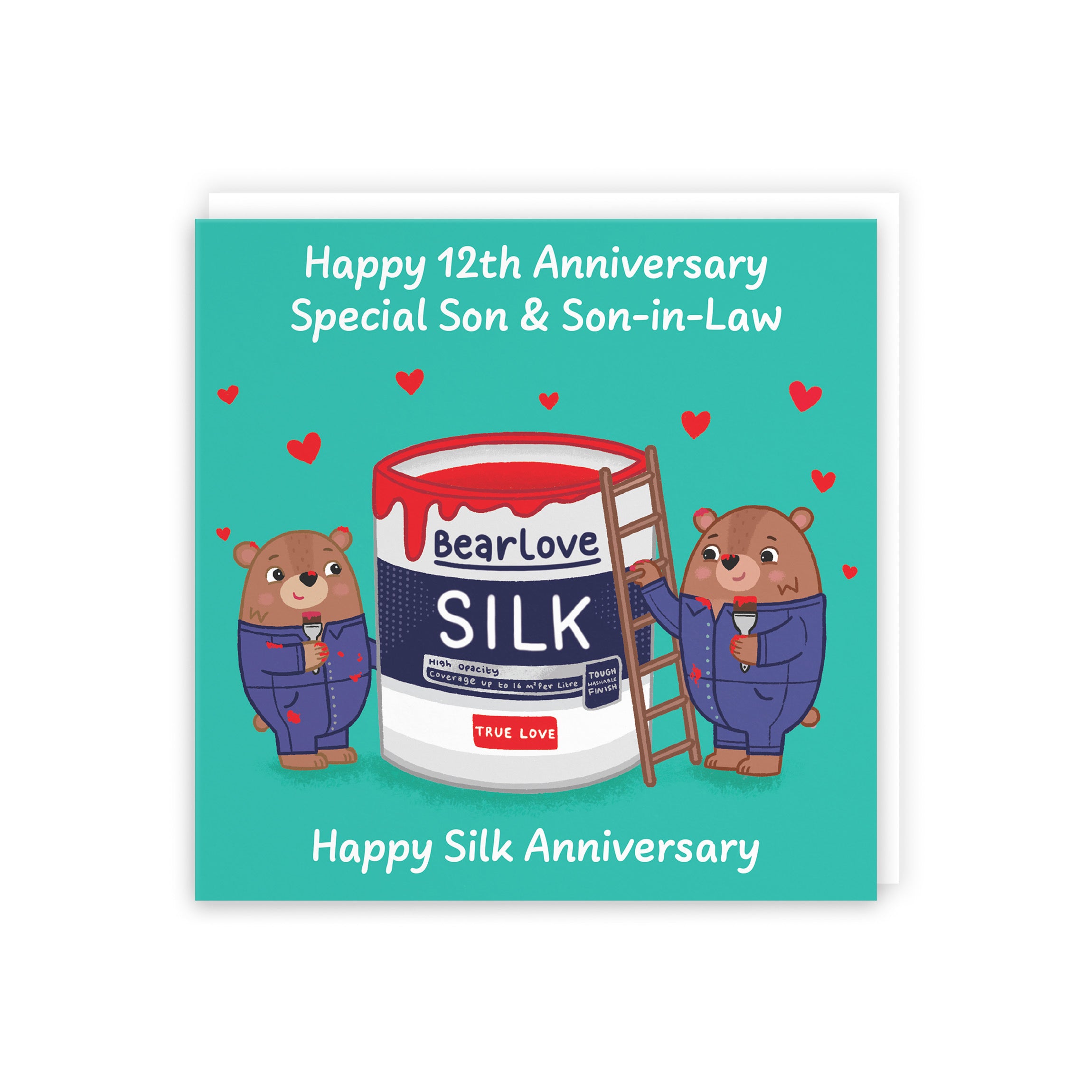 12th Son And Son In Law Anniversary Card Love Story - Default Title (5063396126971)