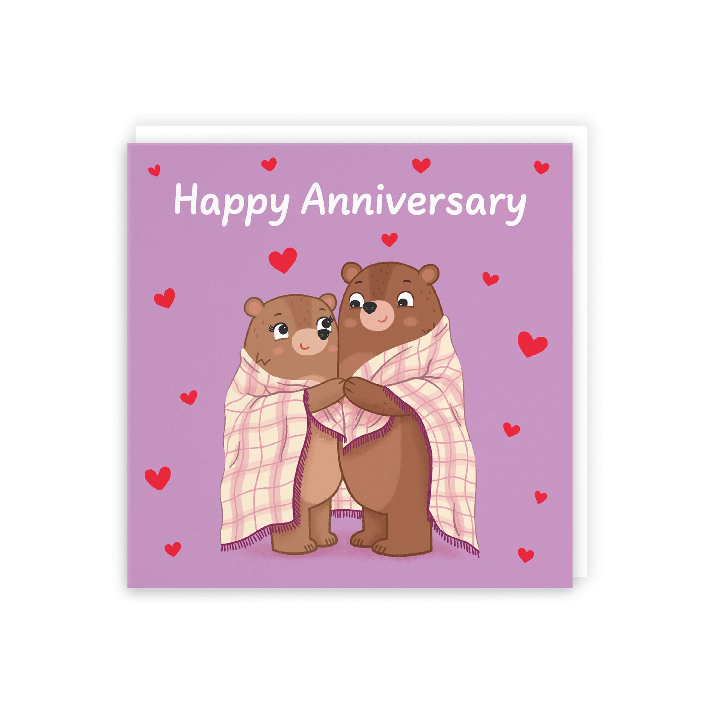 Snuggly Bears Anniversary Card Love Story - Default Title (5063396128999)